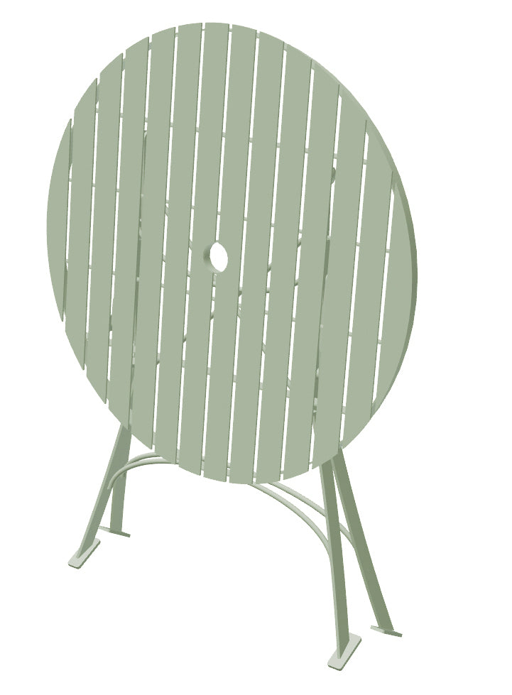 Darsham Bistro Table & 2 Chairs Type B Lichen Green