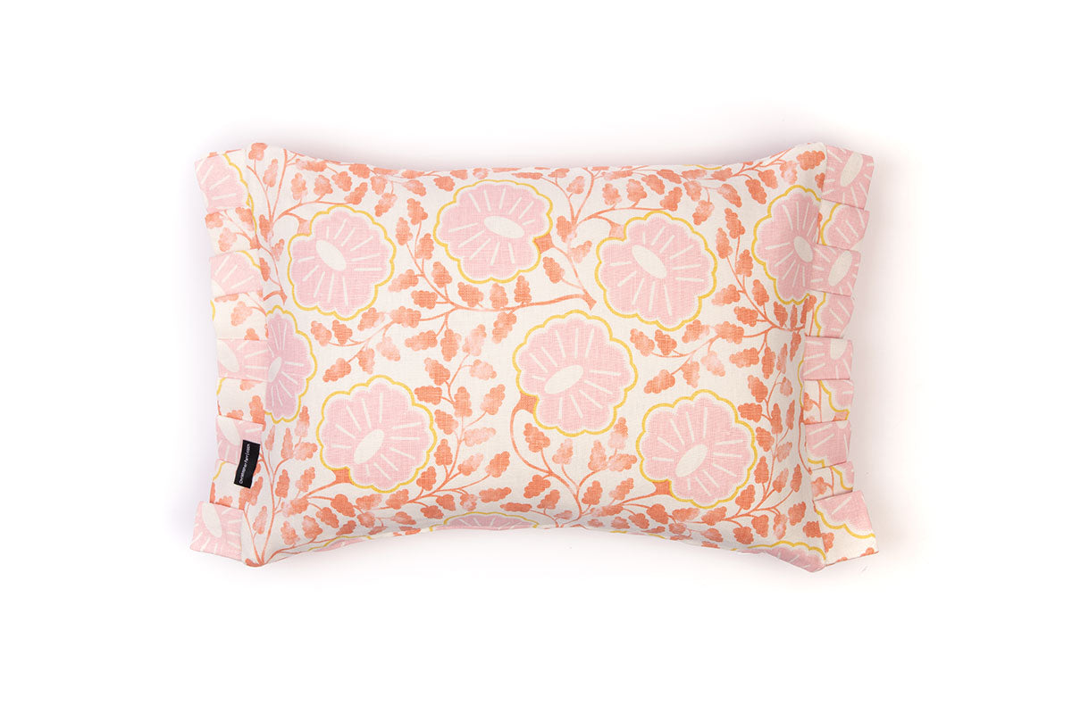Punch Paisley Peach Cushion