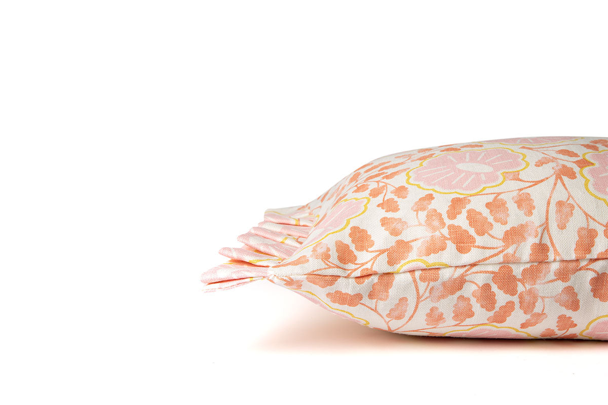 Punch Paisley Peach Cushion
