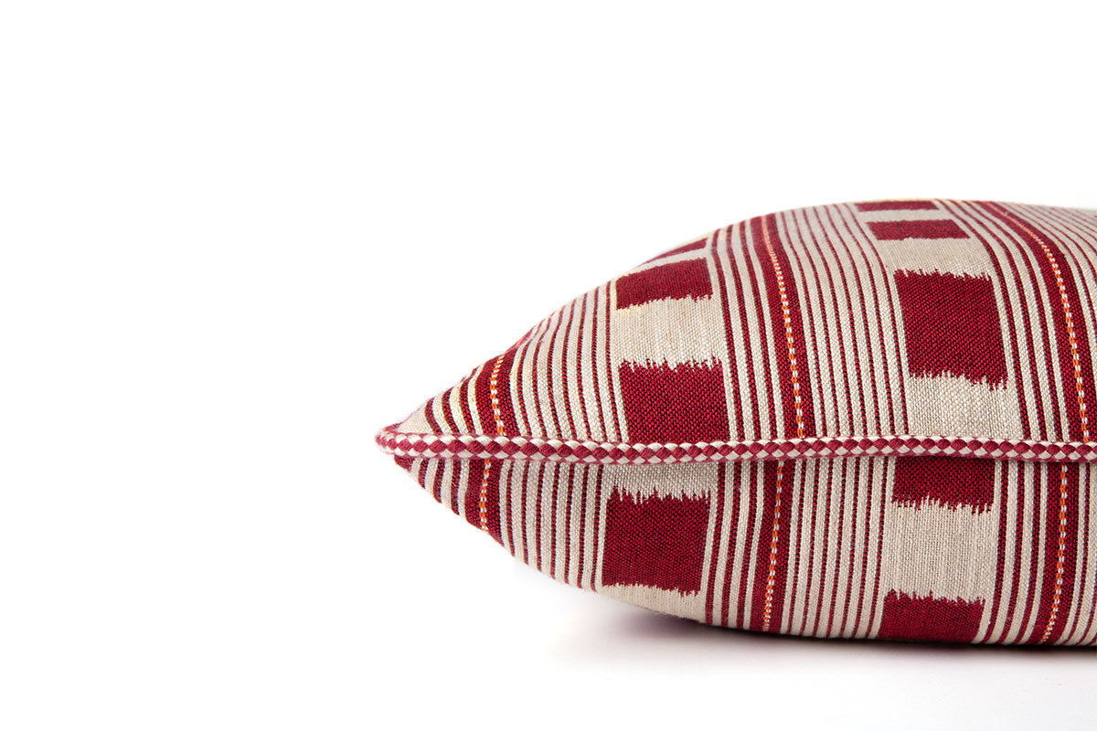 Lost And Found Ruby Cushion