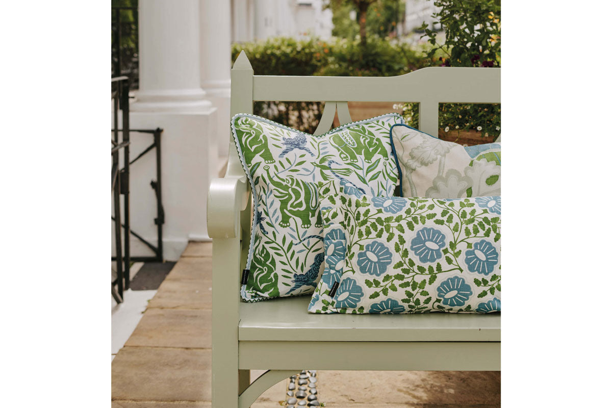 La Jungle Green Cushion