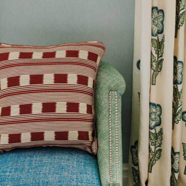 Lost And Found Ruby Cushion