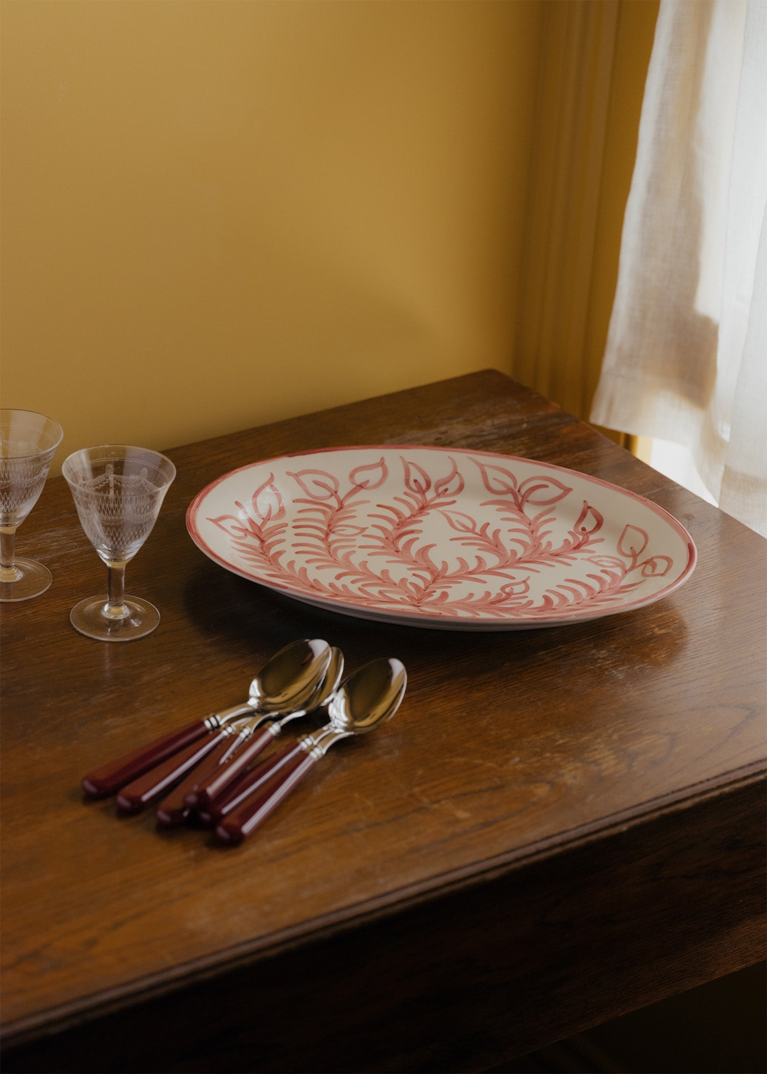 Large Pink Vina Platter