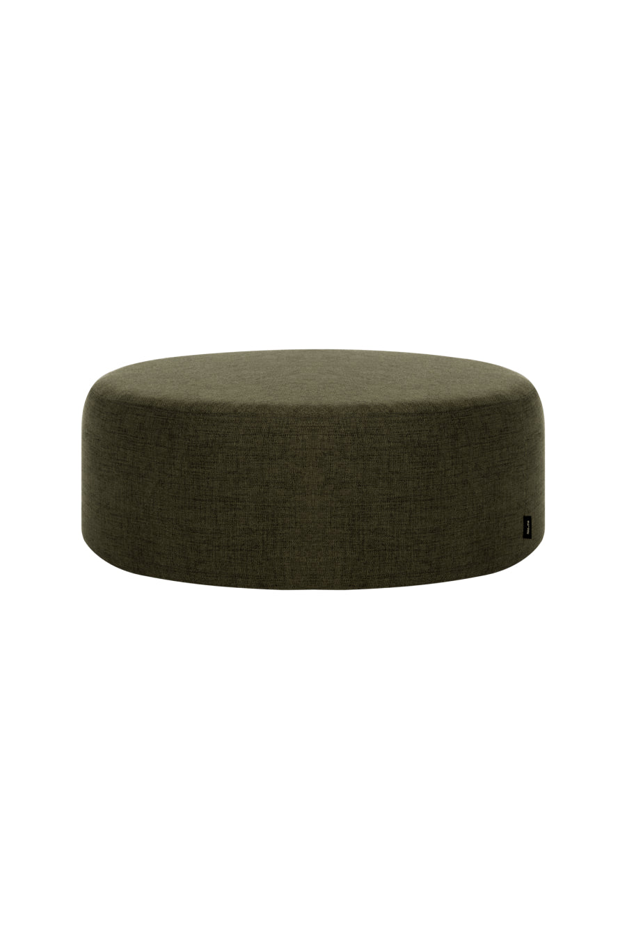 Folk Wide Pouf | Green