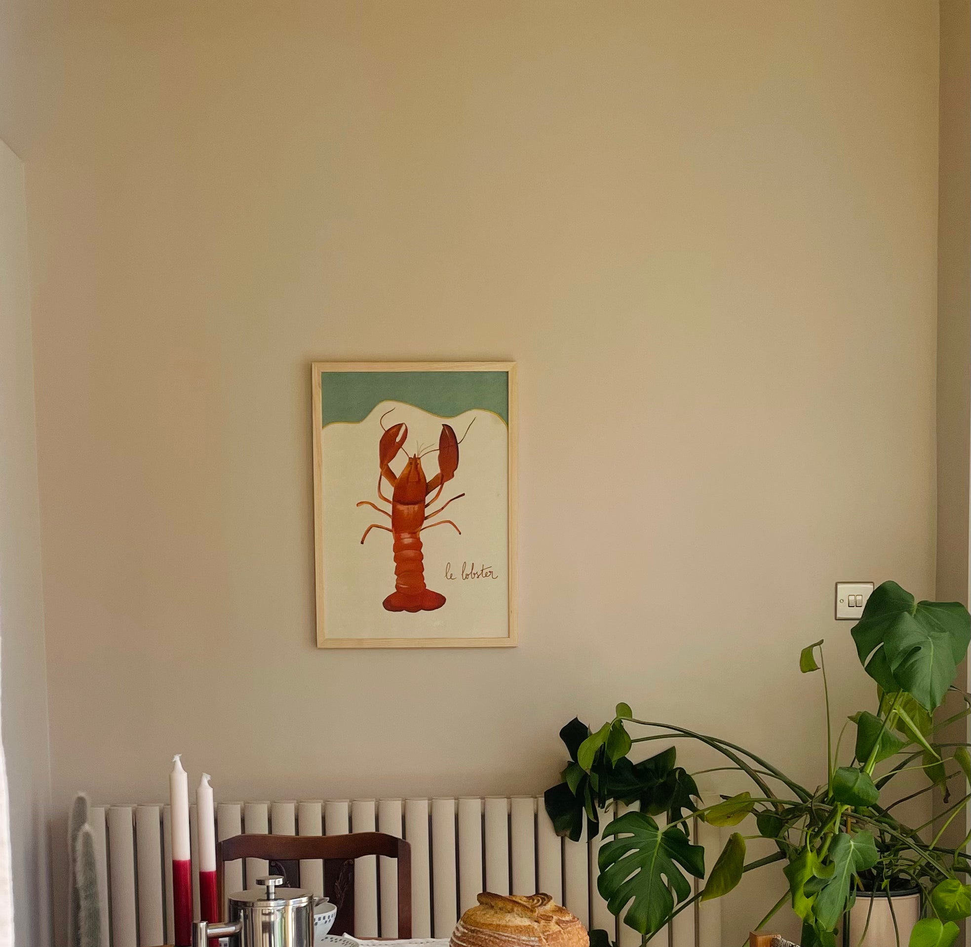 Le Lobster Art Print