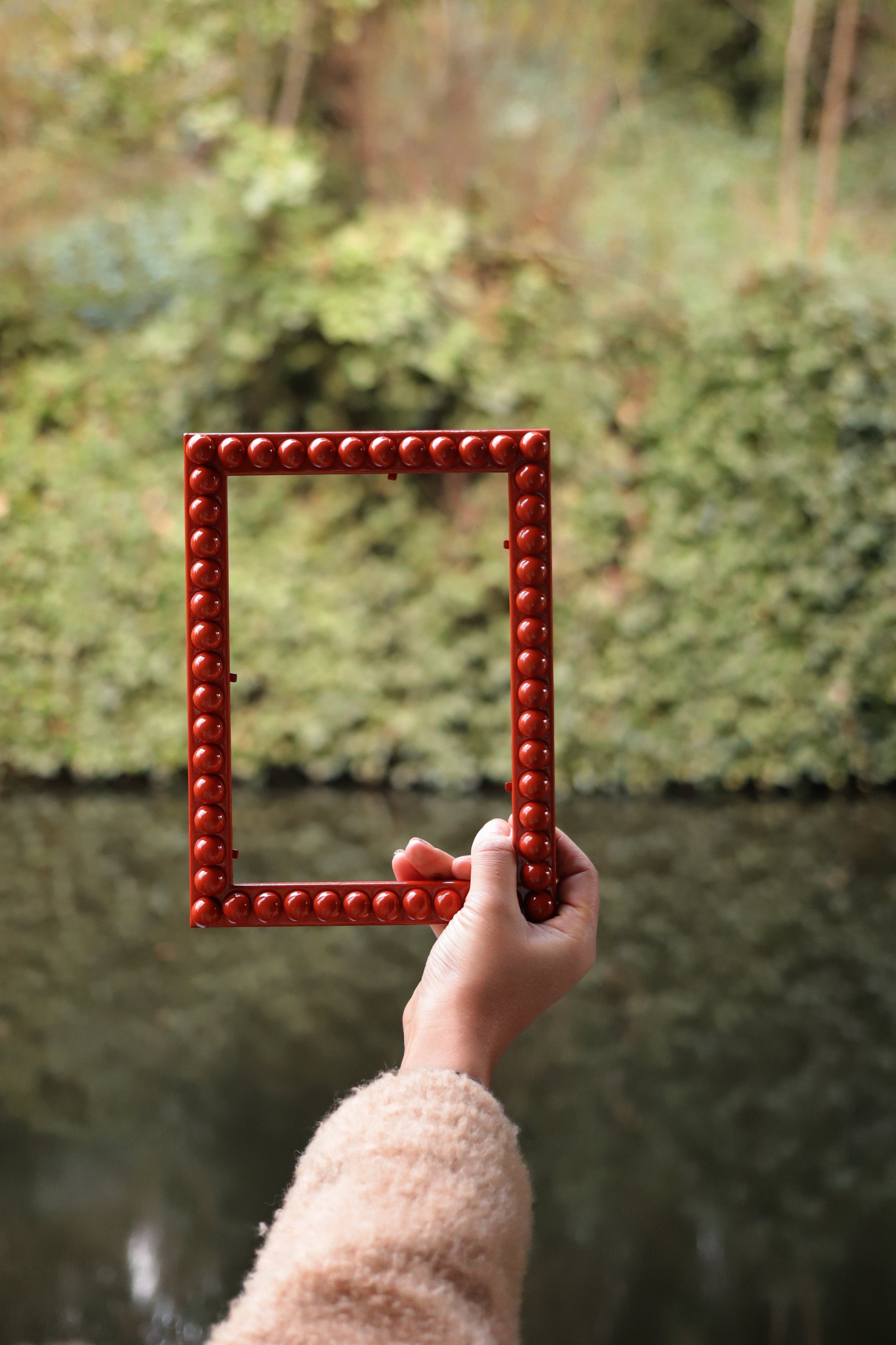 Lobster Orange Bobbin Frame