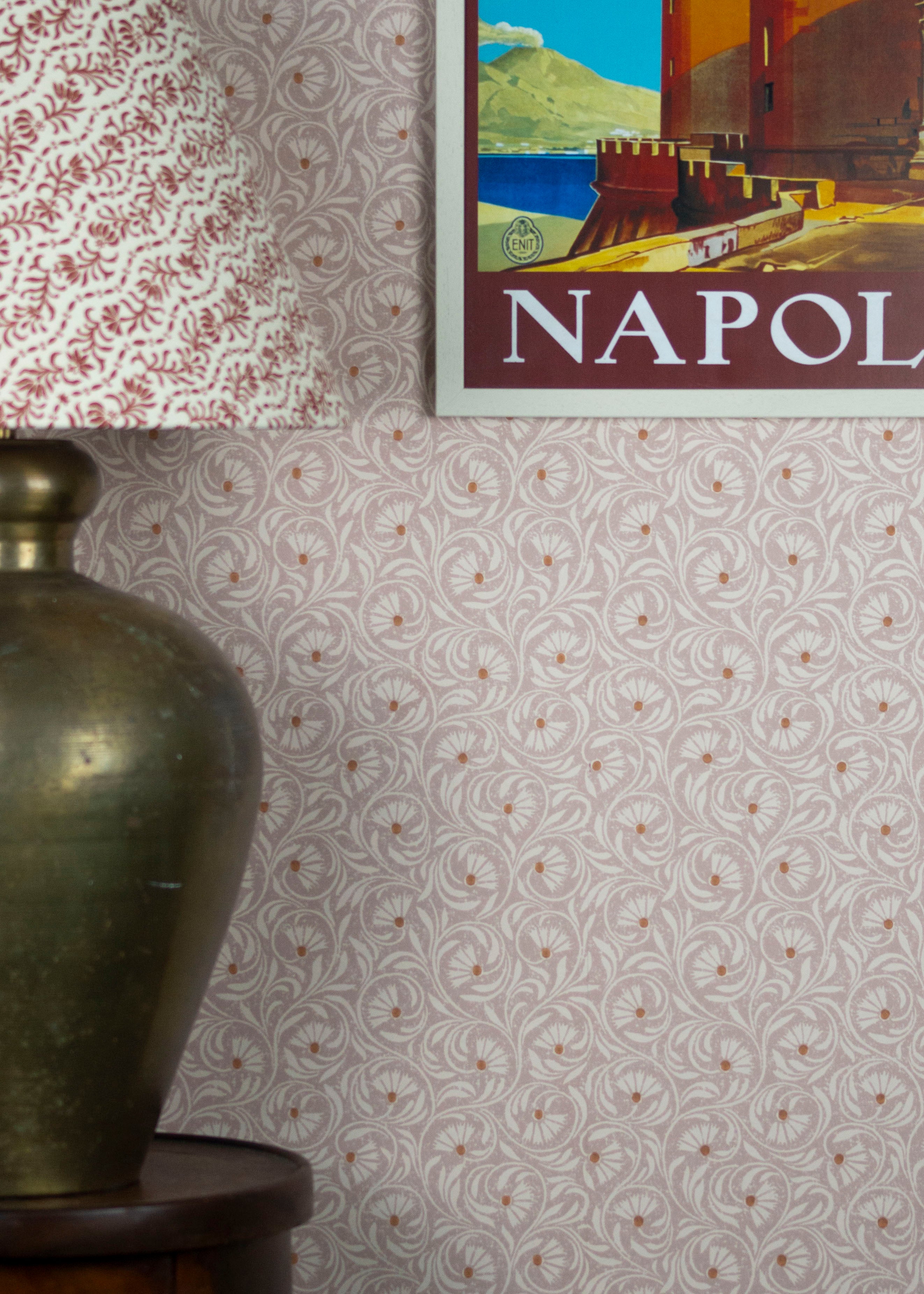 Spriglee Wallpaper - Dirty Rose