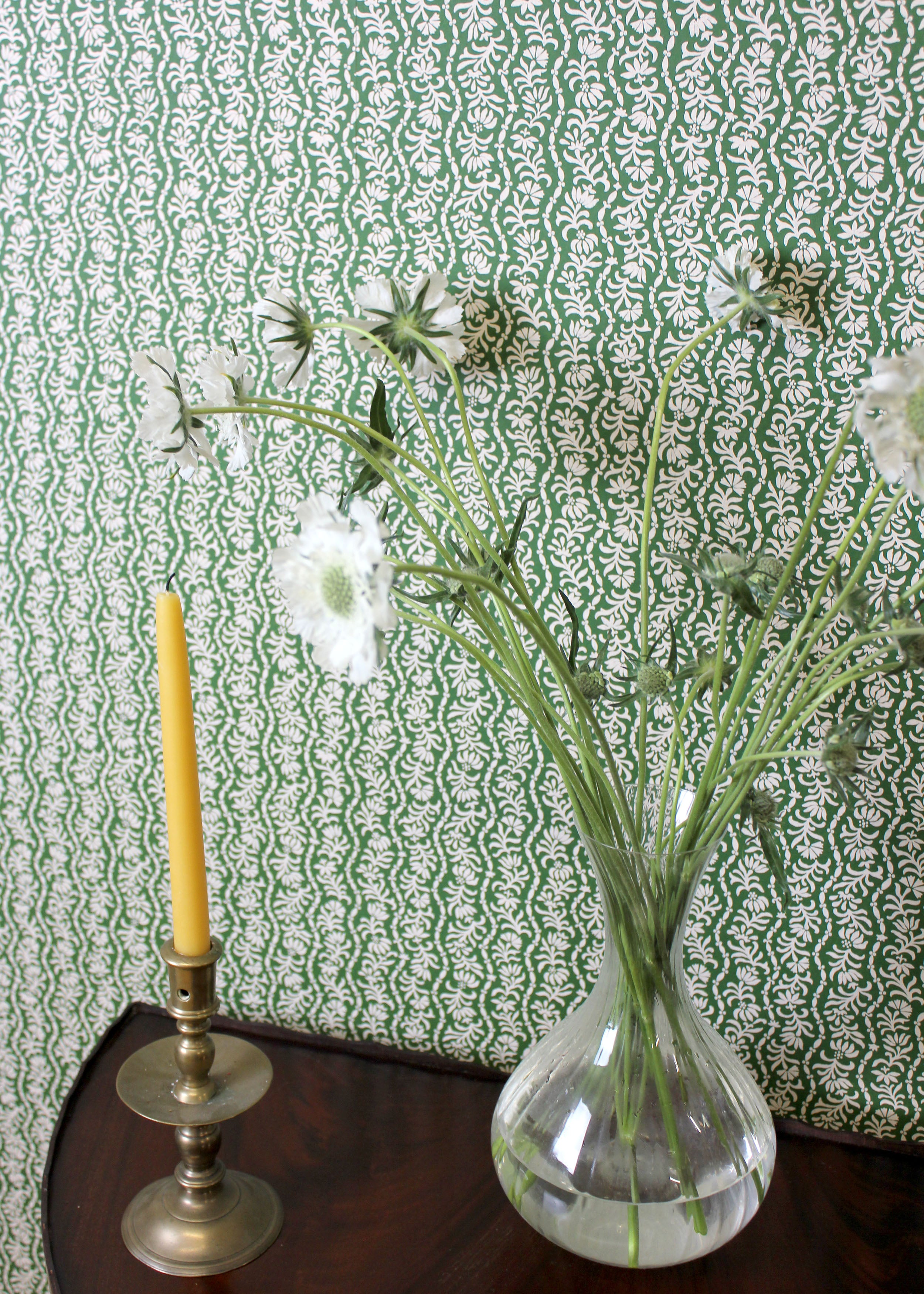 Posy Wallpaper - Emerald