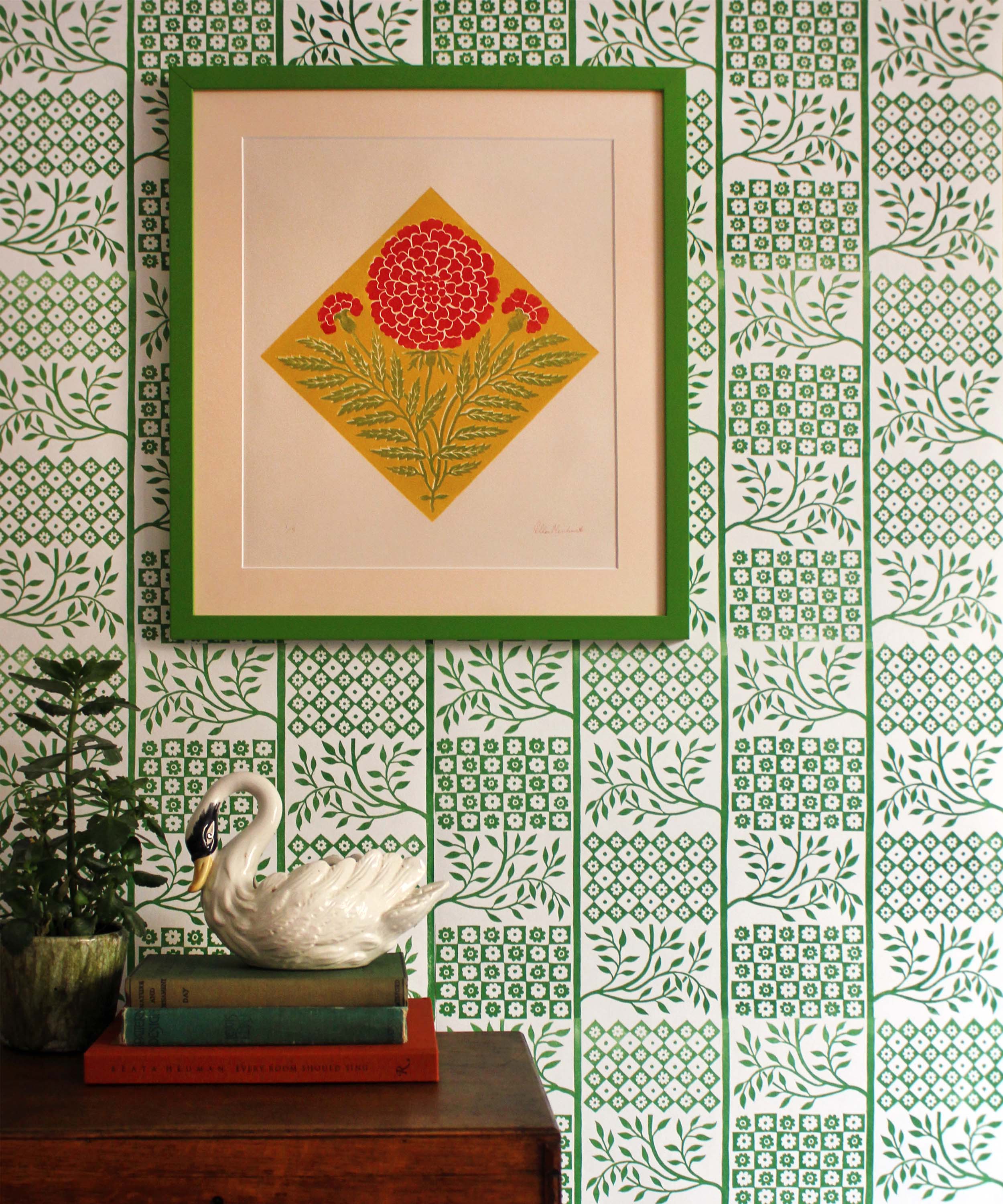 Marigold Print, Pink