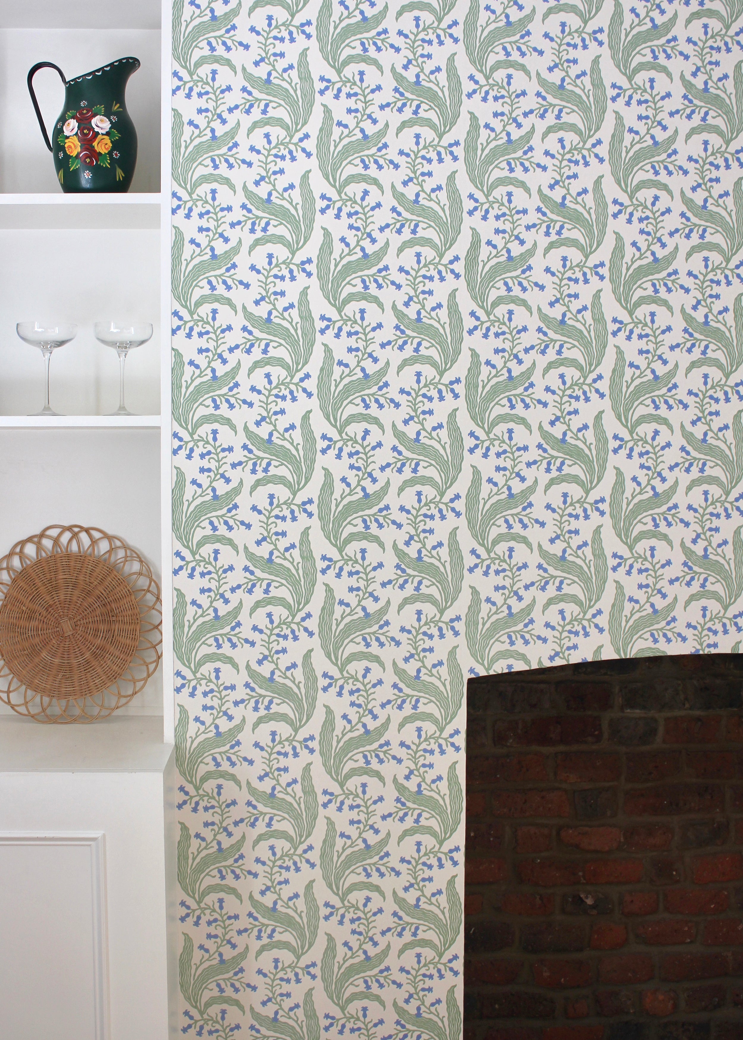 Bluebells Wallpaper - Chalk