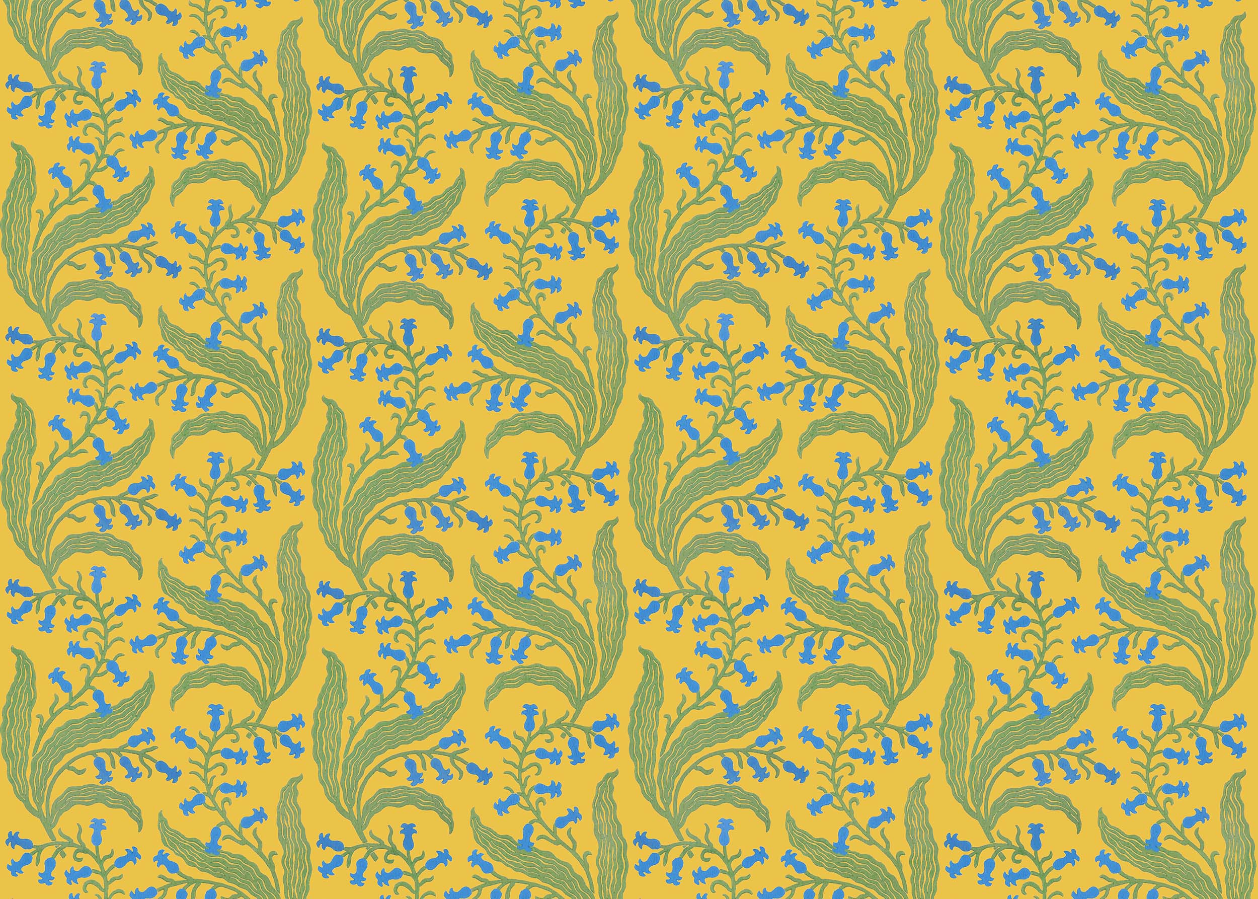 Bluebells Wallpaper - Butter