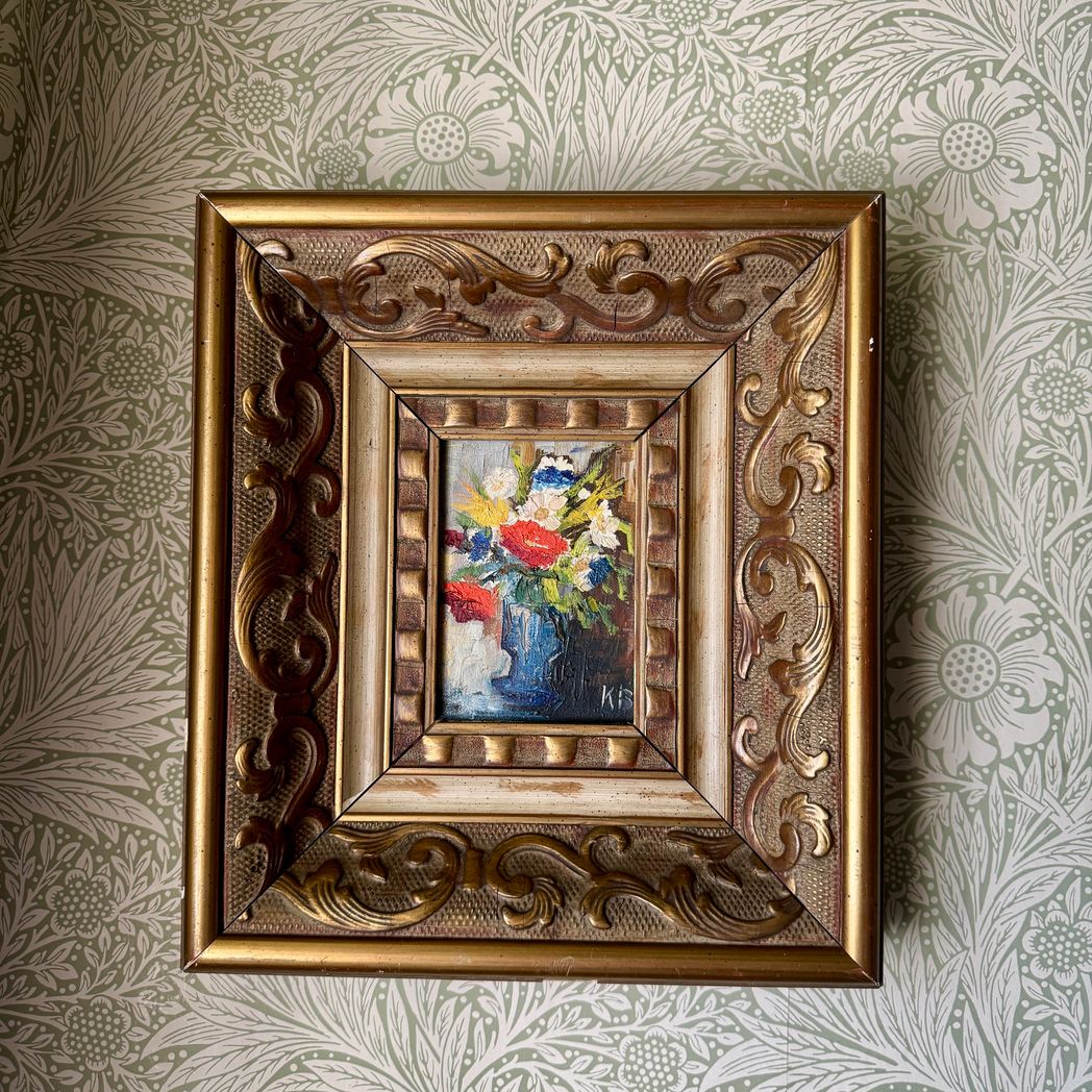 Colourful Flowers Oil Painting