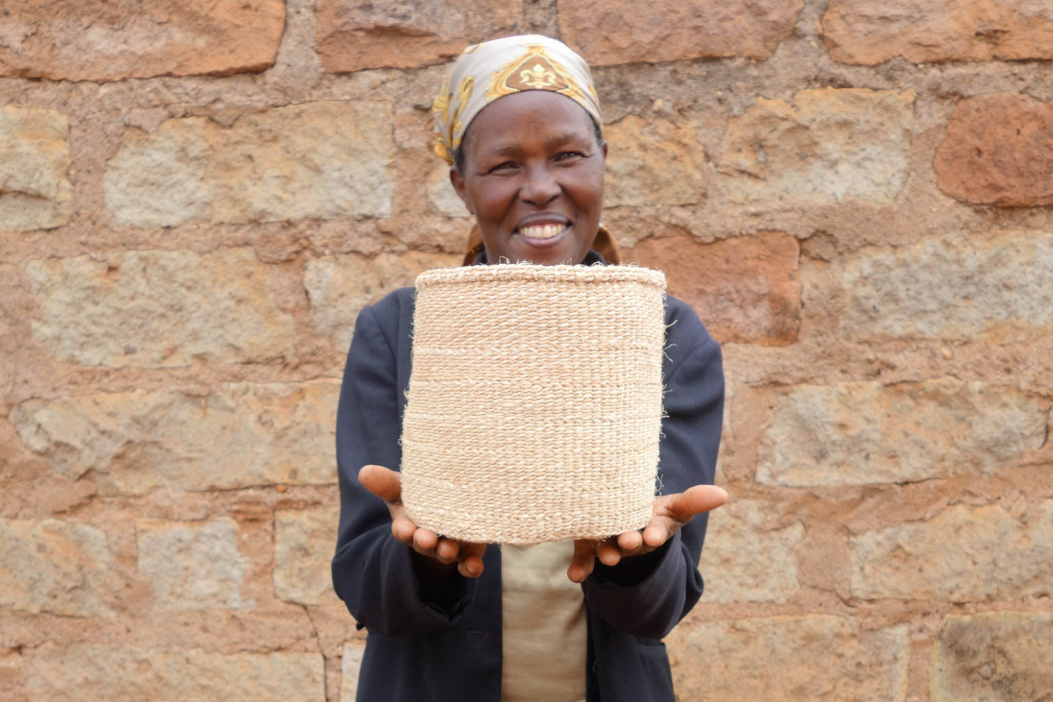 UTULIVU: Natural Woven Storage Basket