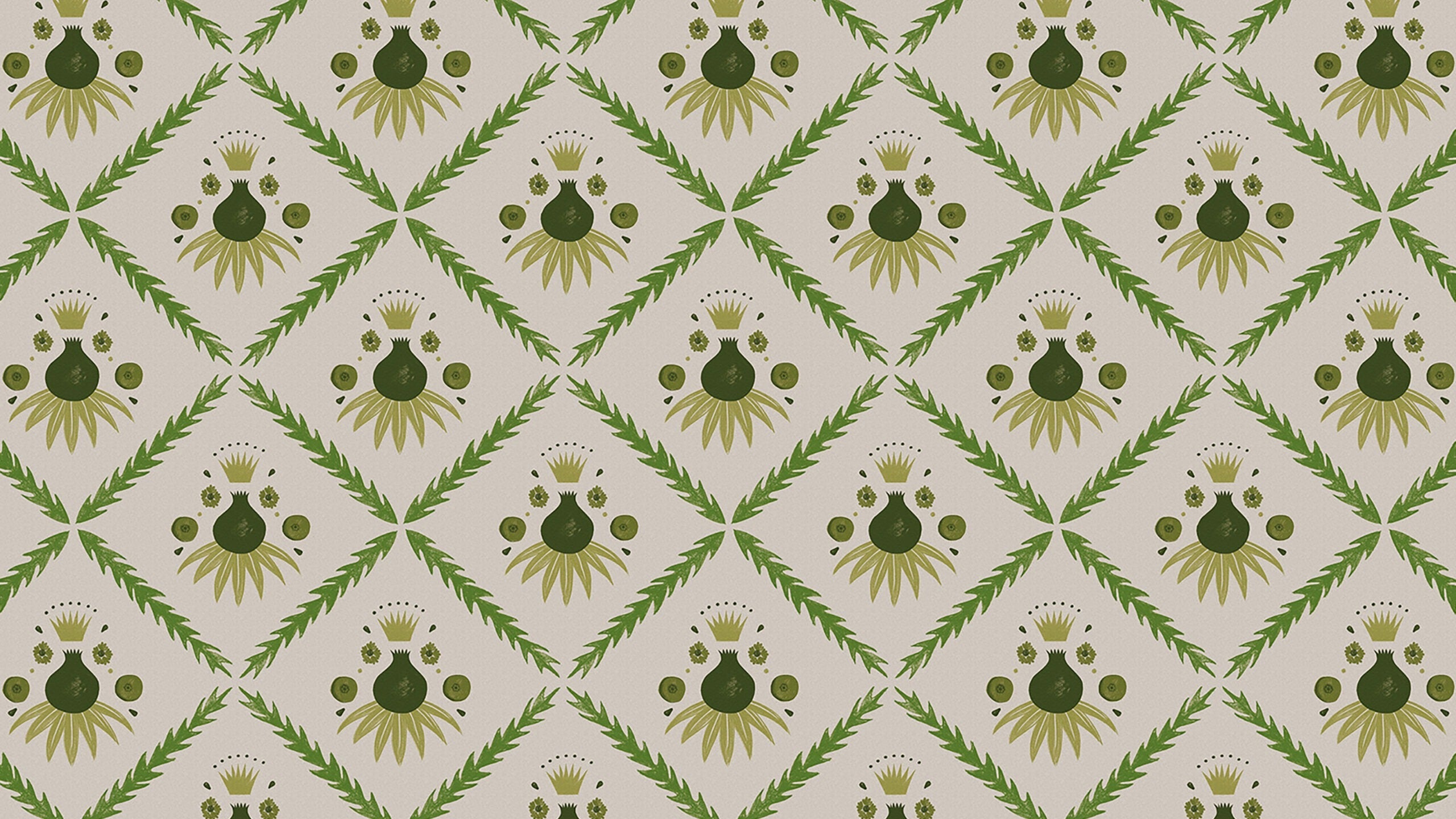 Pome Wallpaper, Moss, Roll
