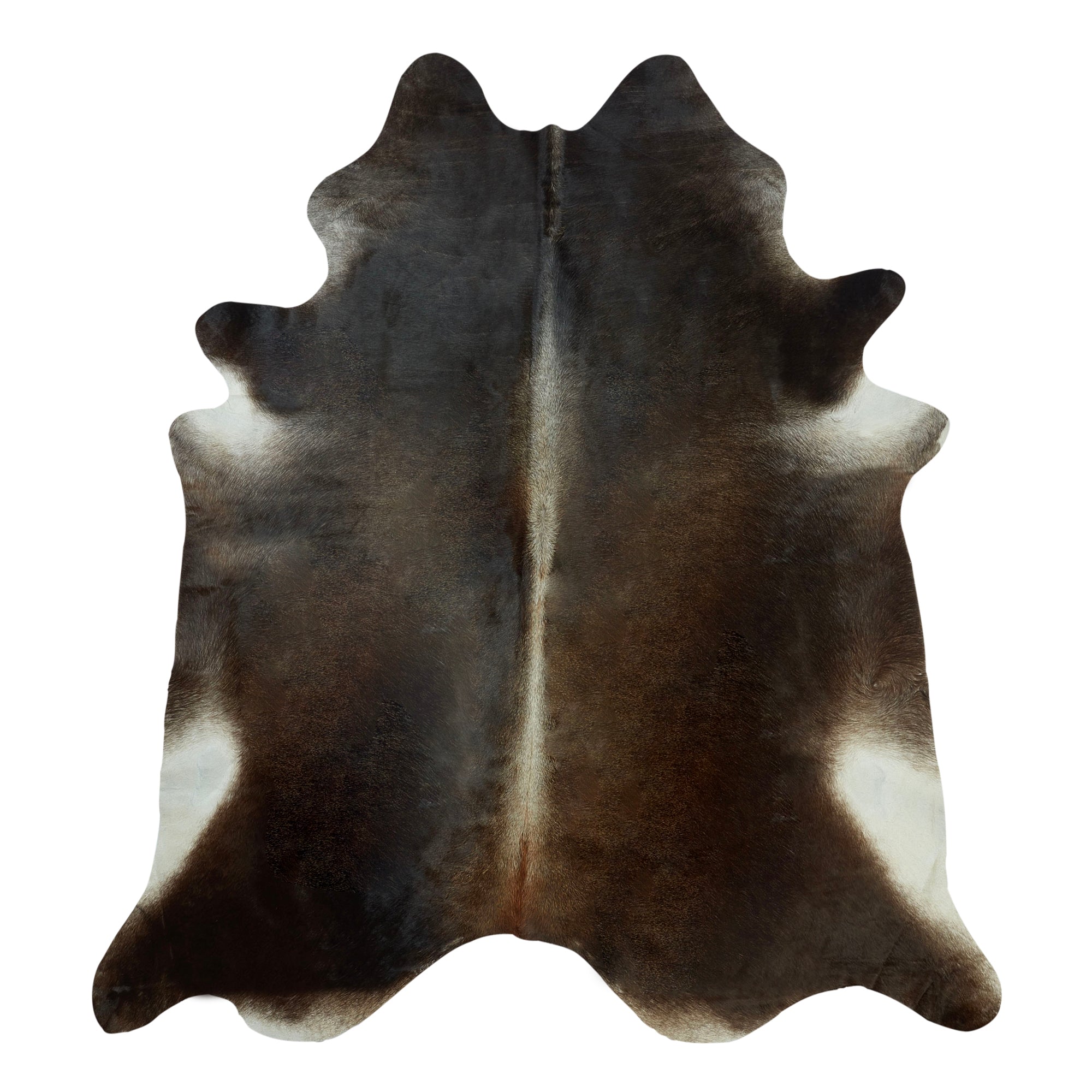 Cowhide Rug - Brown & White (250cm x 220cm)