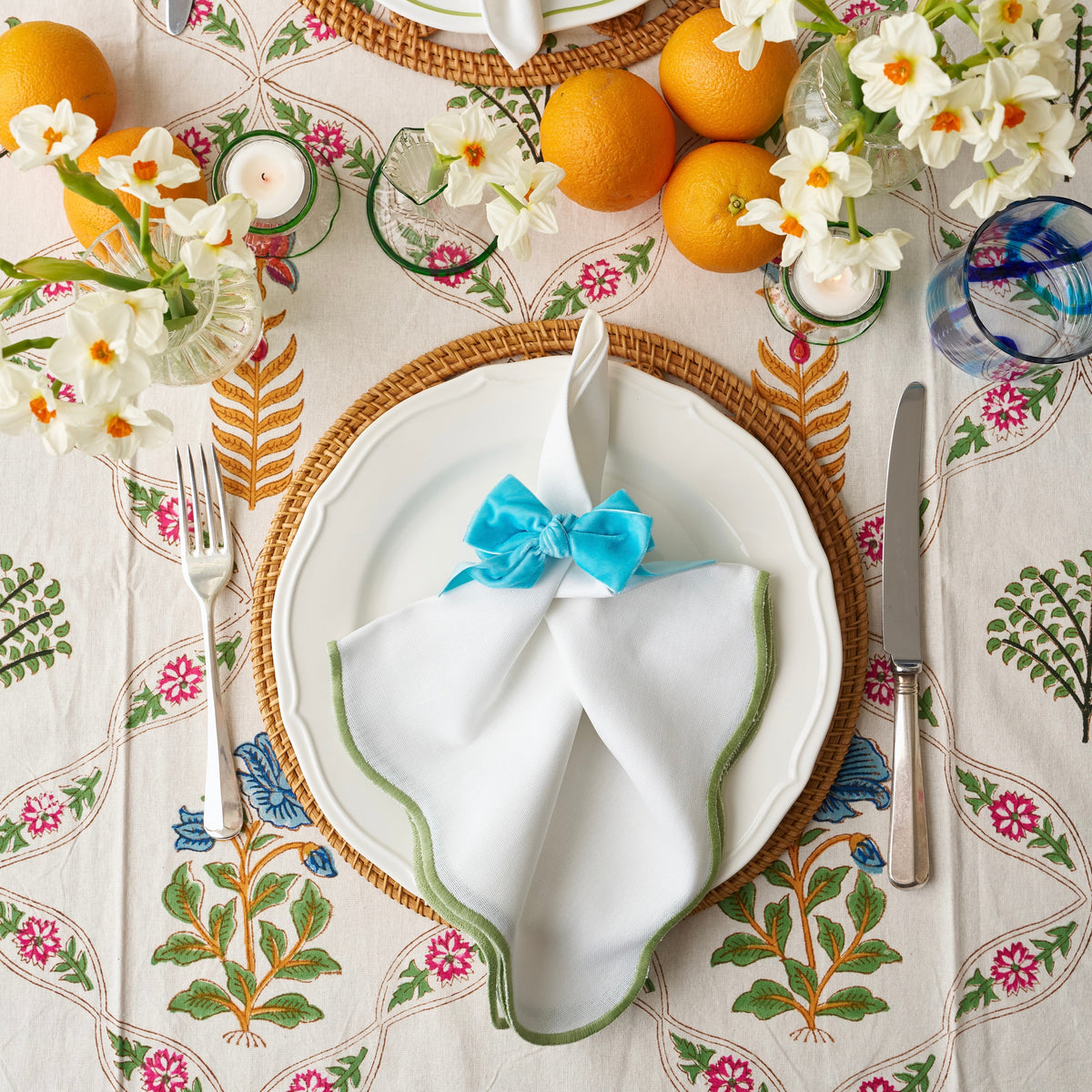 Spring Trellis Tablecloth