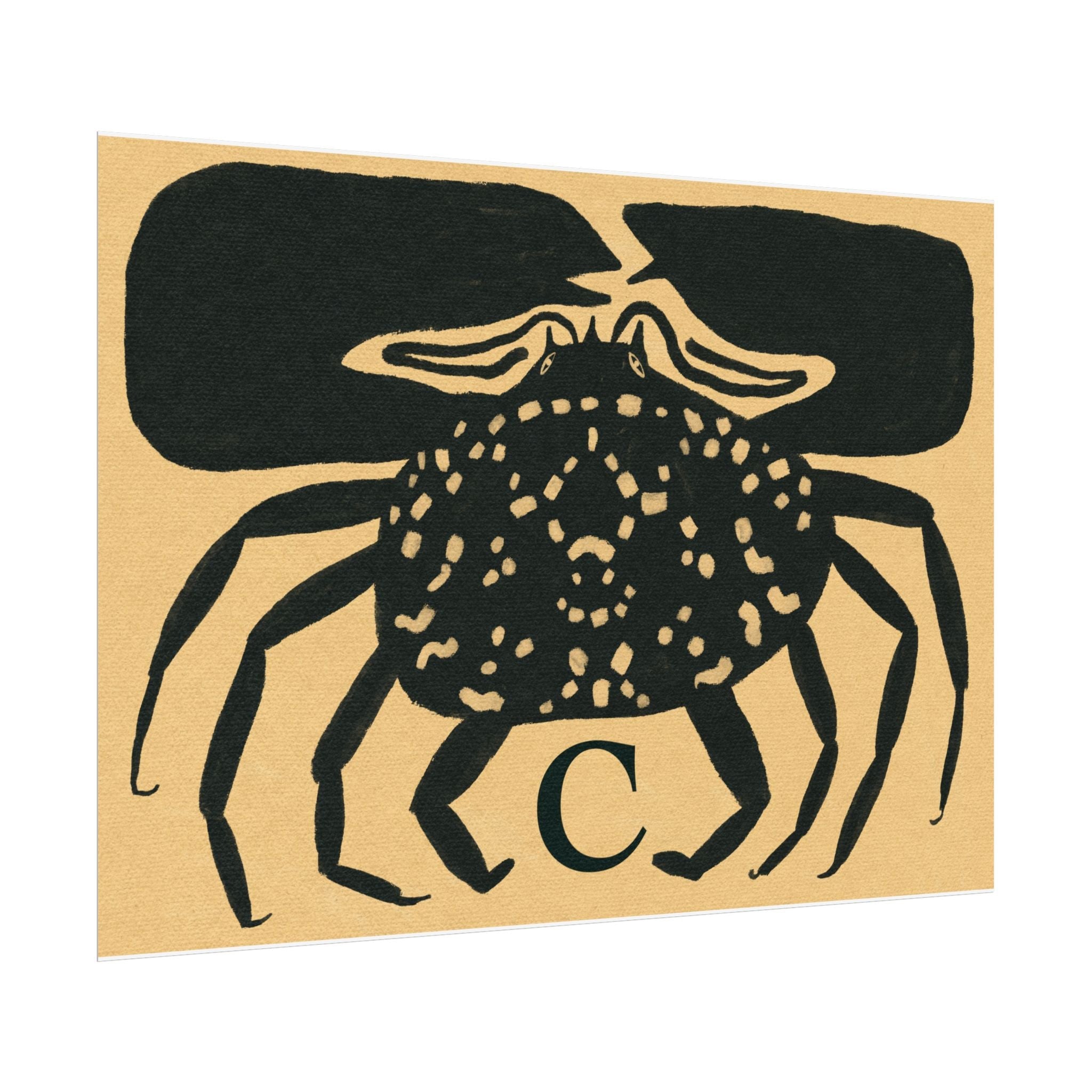 C for Crab Print