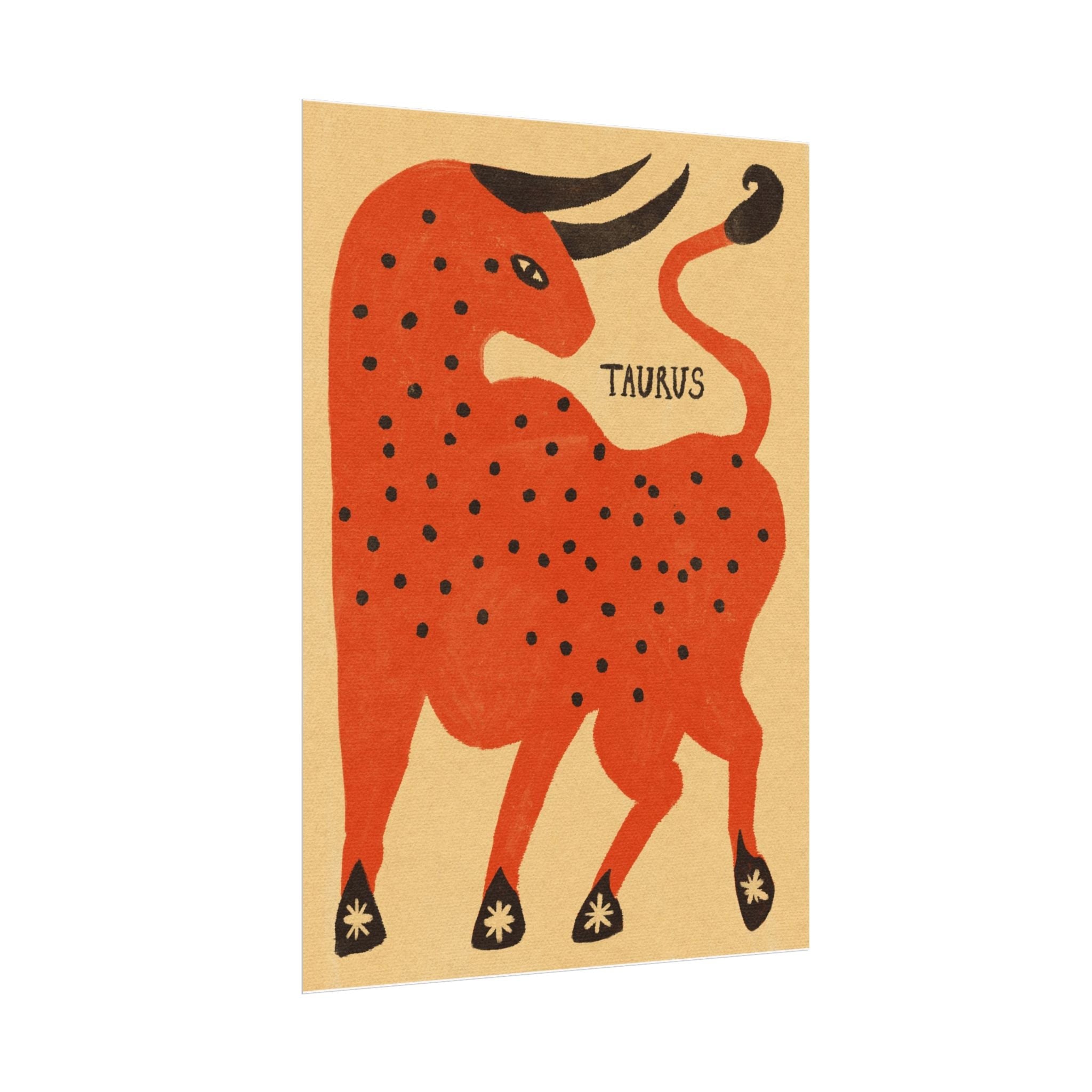 Taurus Zodiac Print