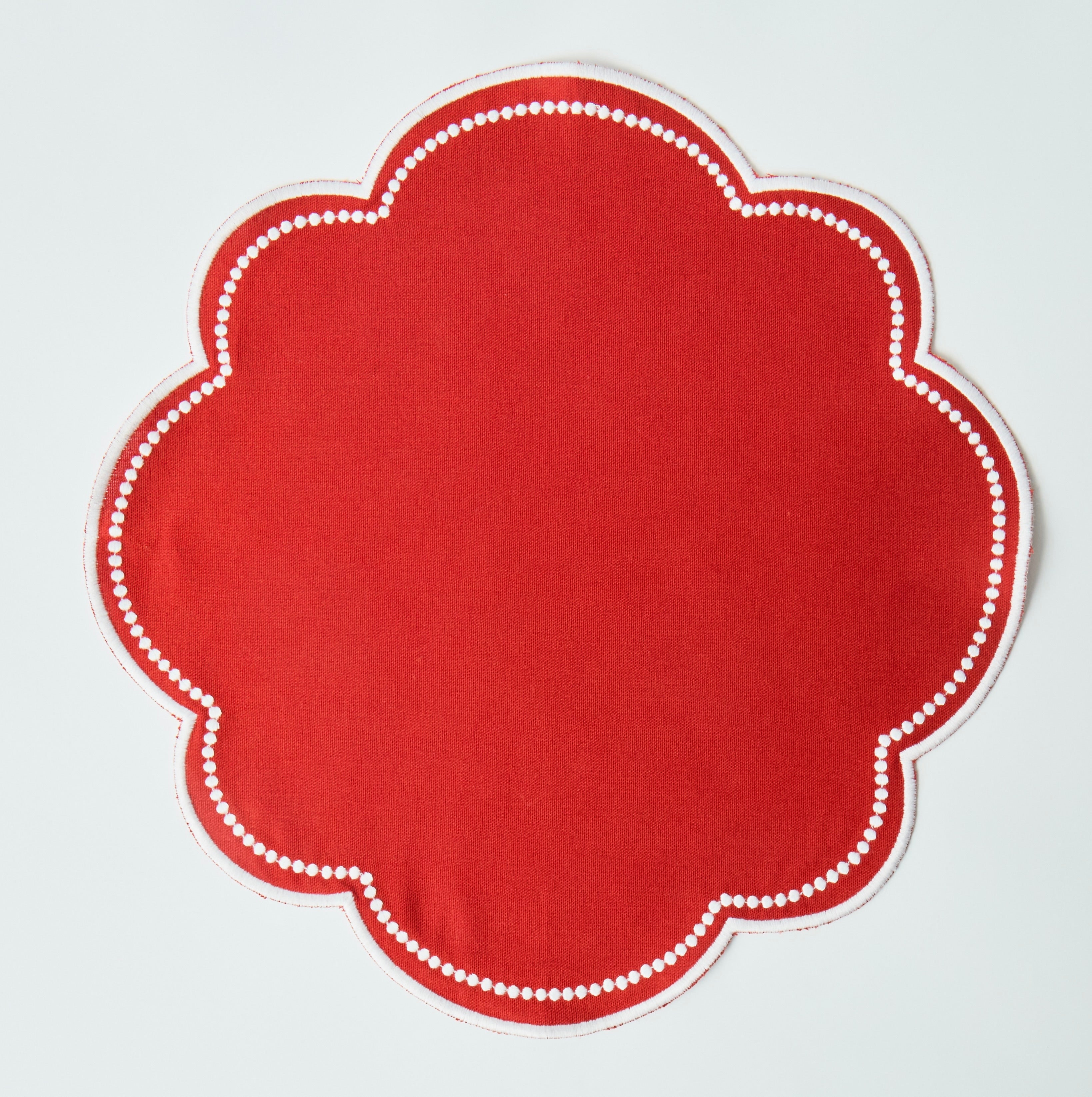 Orlando Cinnamon Orange Circle Placemat (Set of 4)