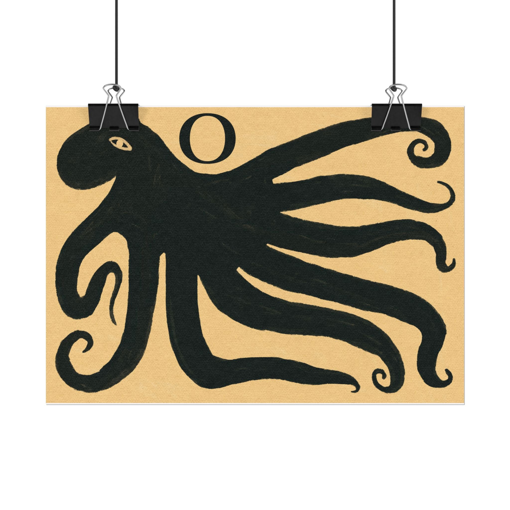 O for Octopus Print