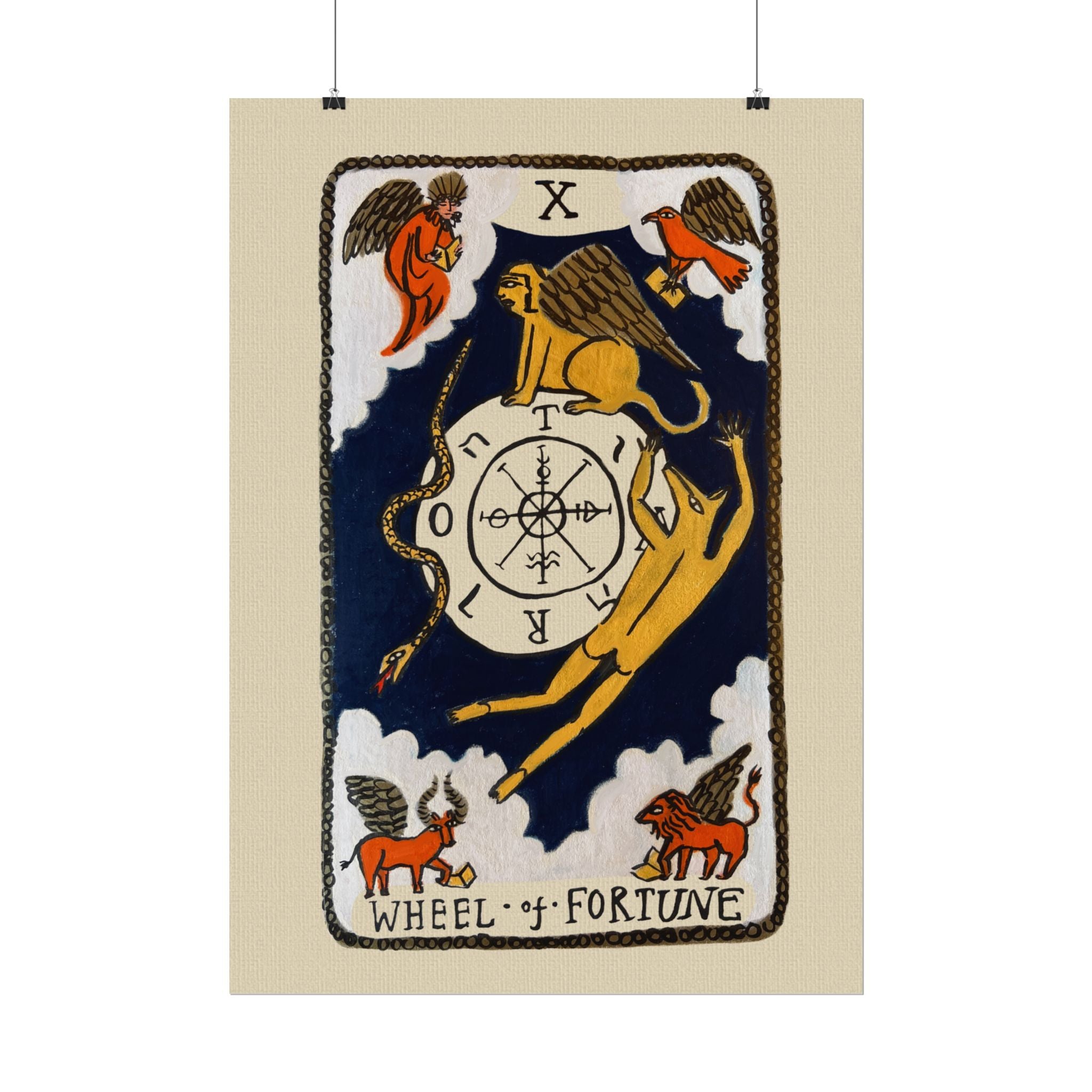 Wheel of Fortune Tarot Print