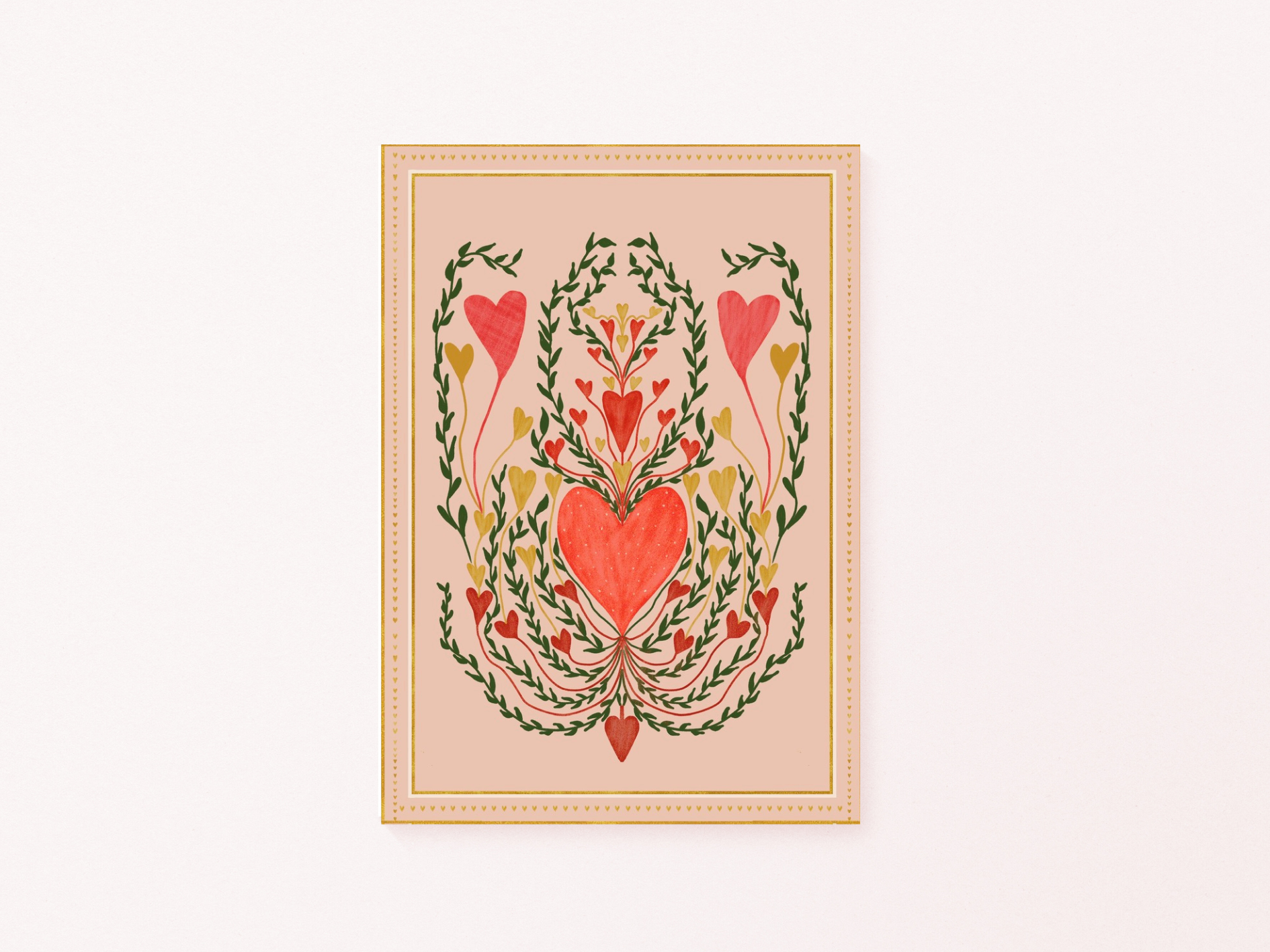 Love in Pink Art Print