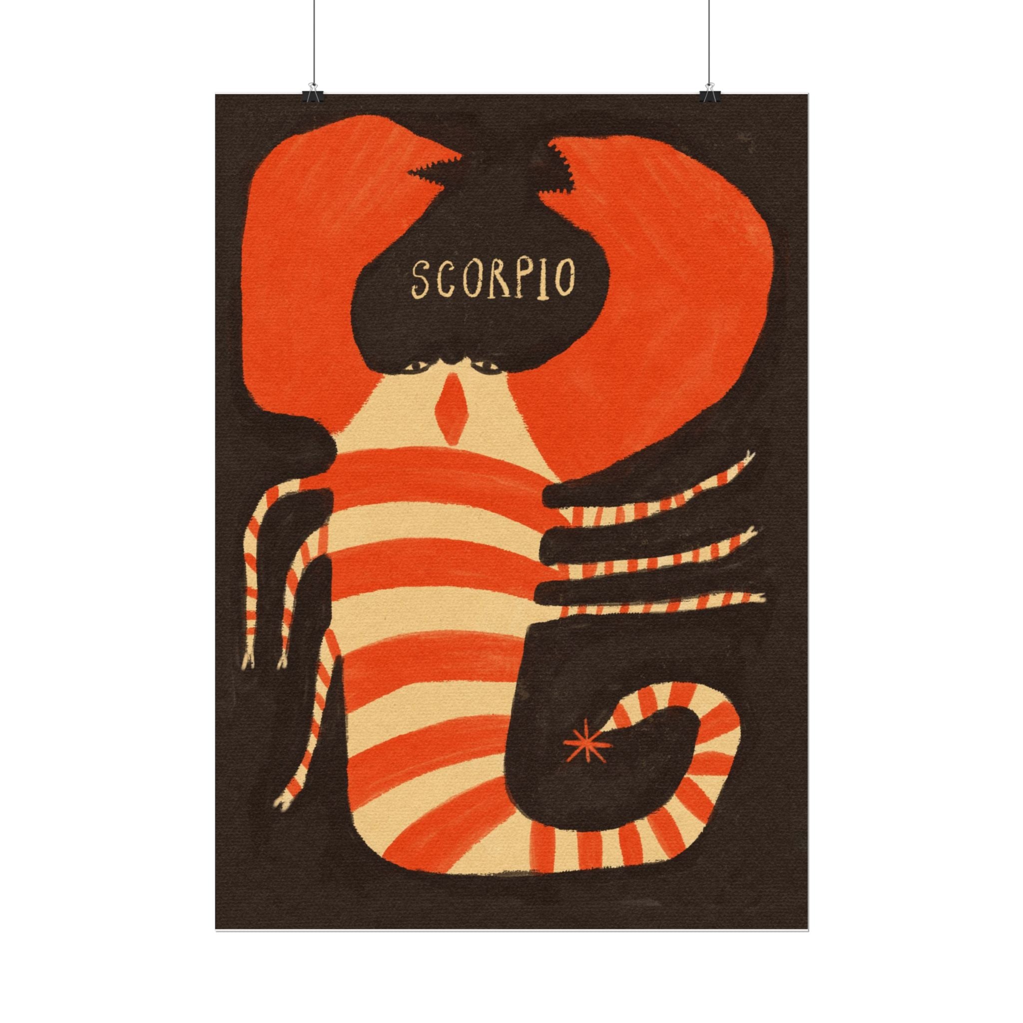 Scorpio Zodiac Print