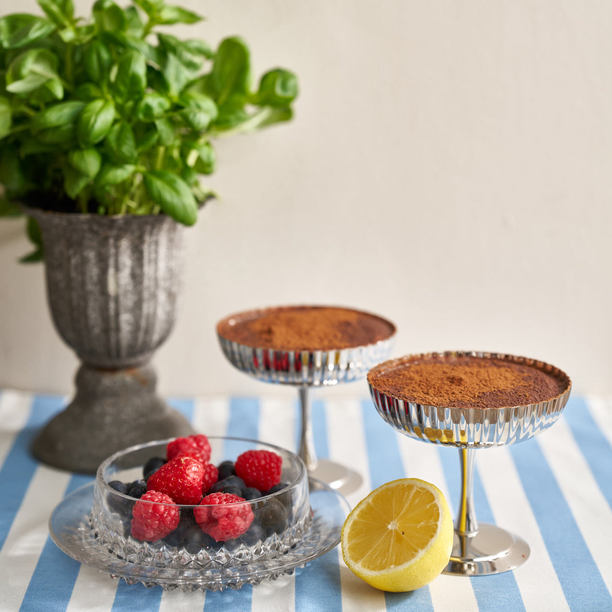 Ribbed Ice Cream Coupe (pair)
