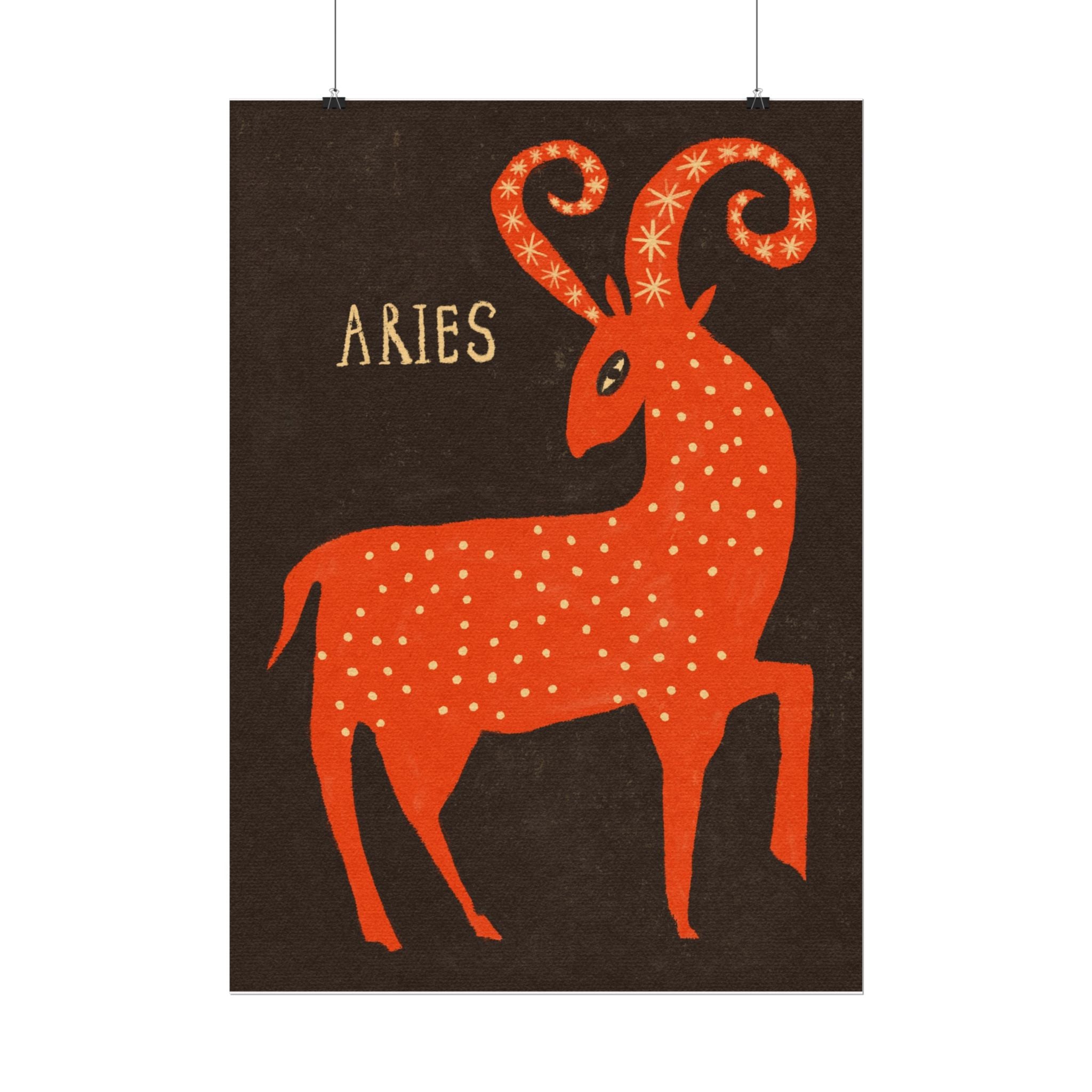 Aries Zodiac Print