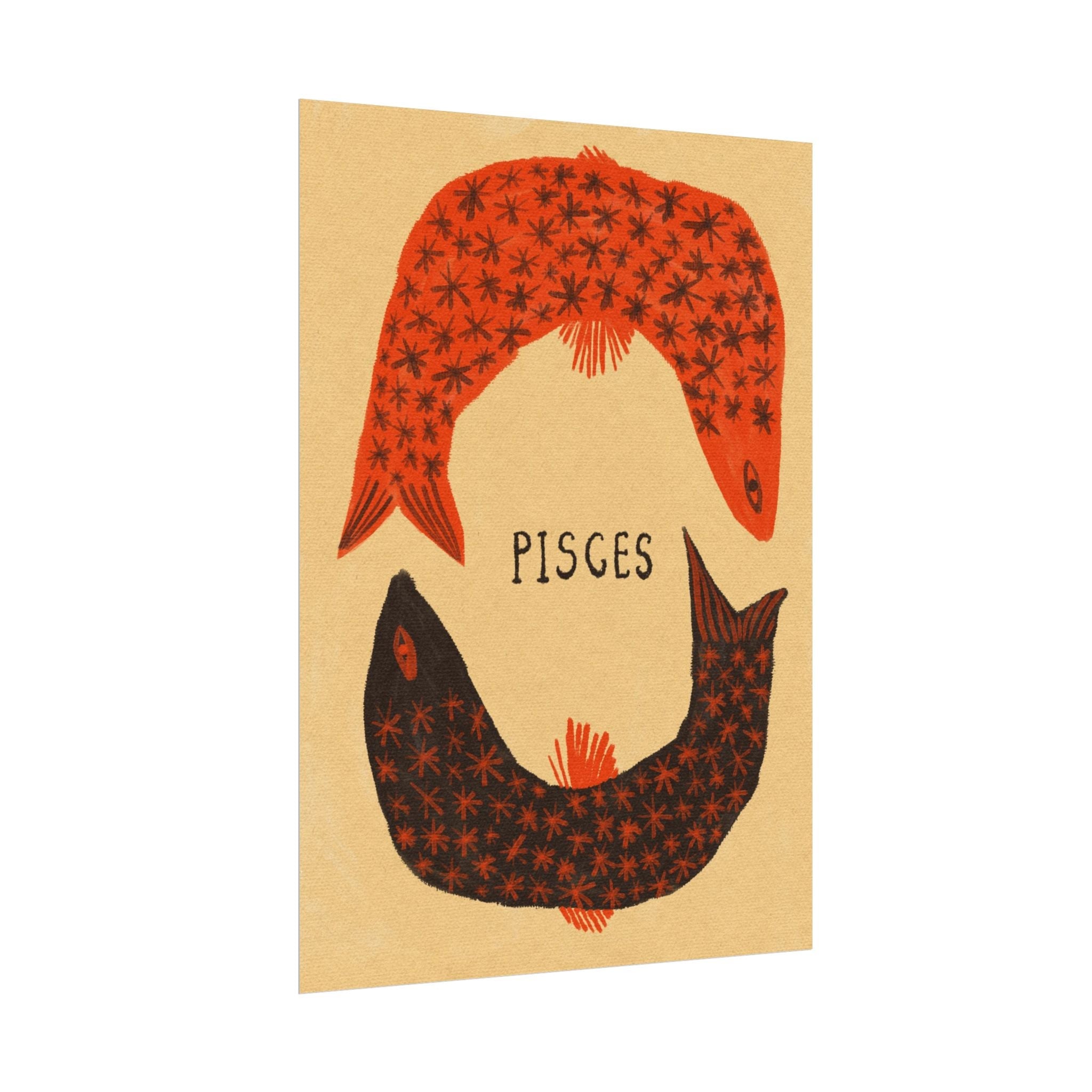 Pisces Zodiac Print