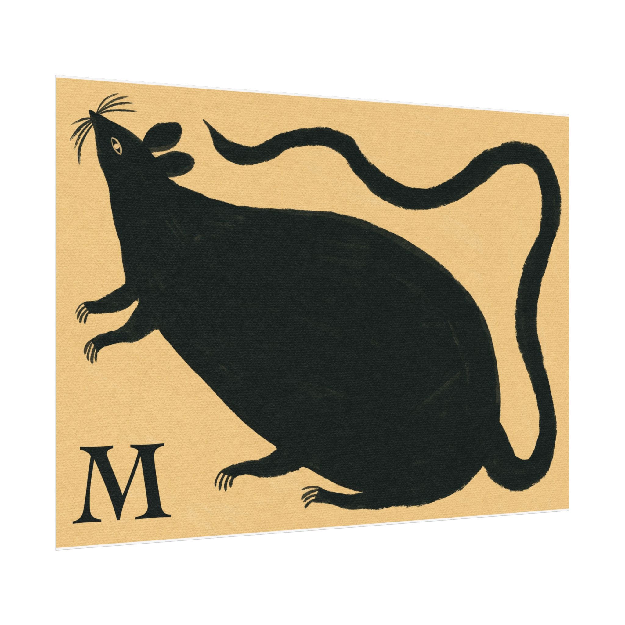 M for Mouse Print