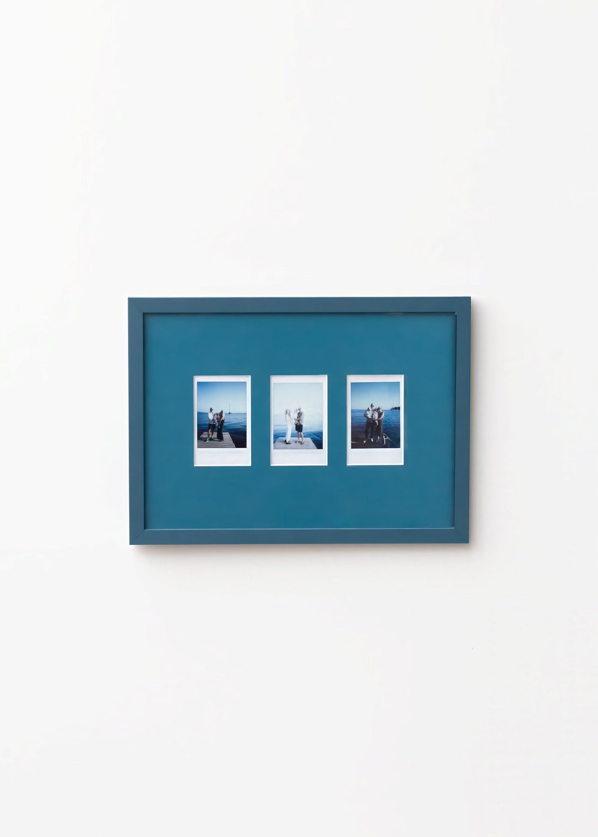 Petrol Blue A4 Instax Mini x 3 Picture Mount