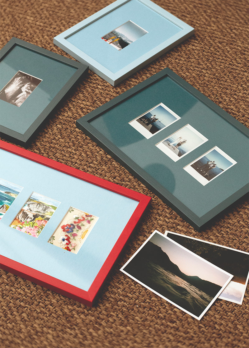 Sky Blue A5 Instax Mini Picture Mount