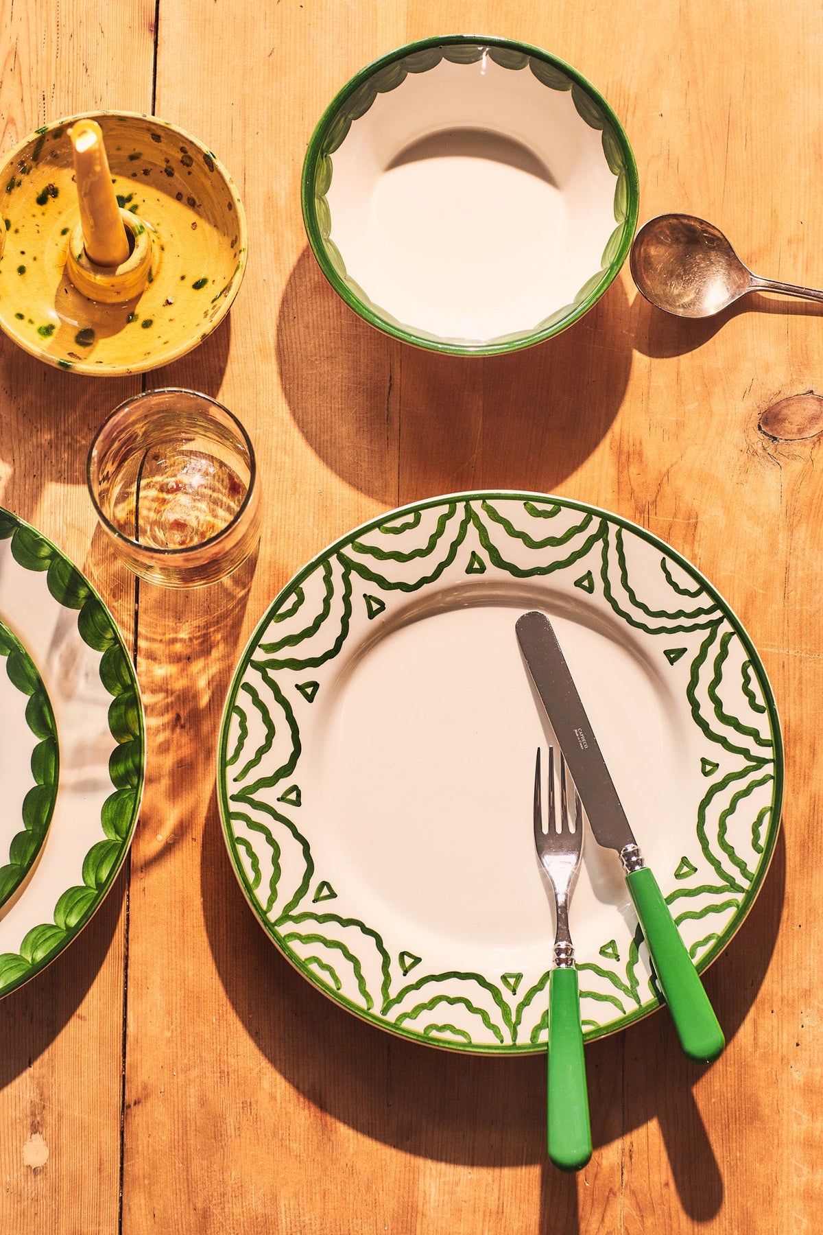 Green Scallop Bowl | Singles & Set of 4