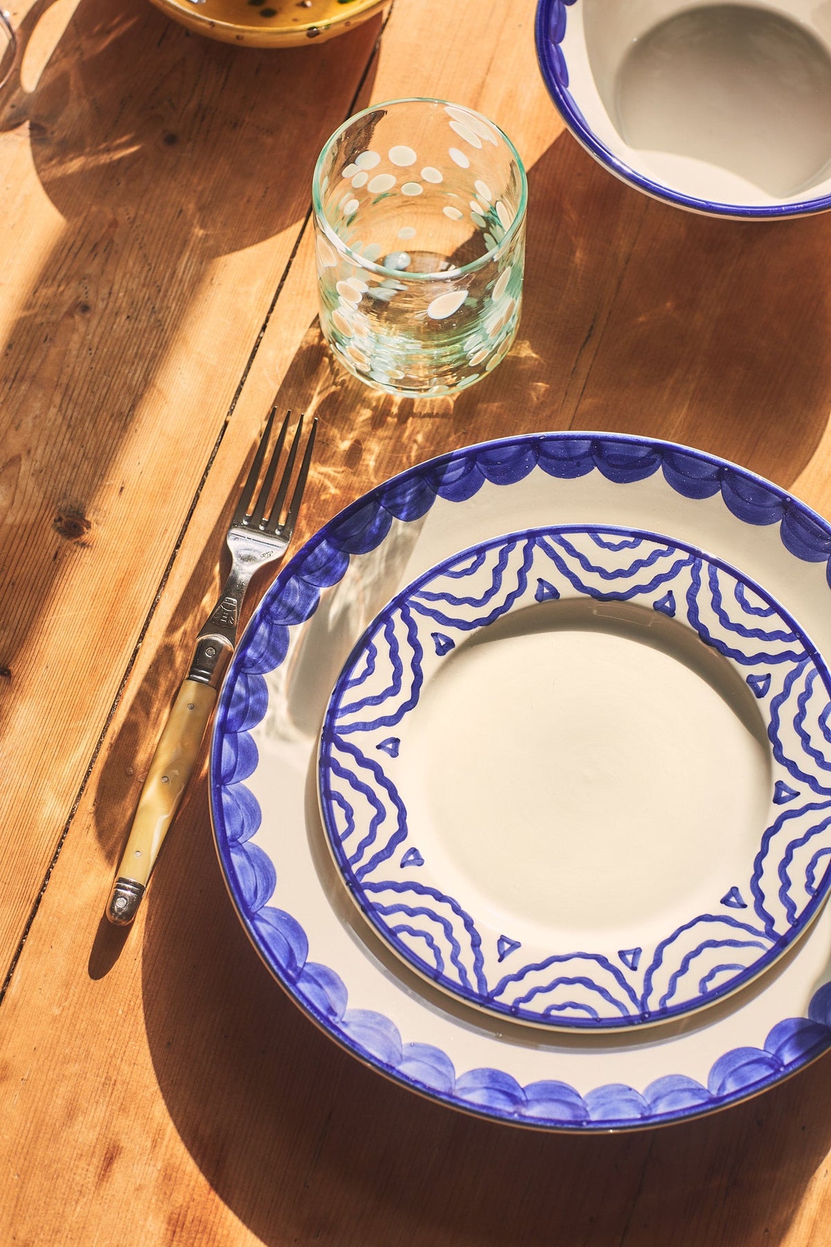 Blue Tabla Side Plate | Singles & Set of 4