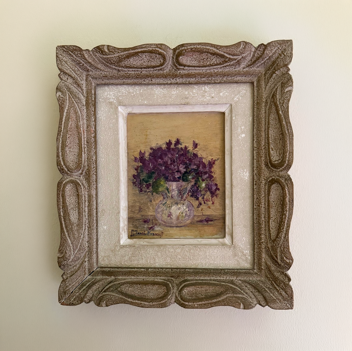 Les Fleurs Violettes Oil Painting
