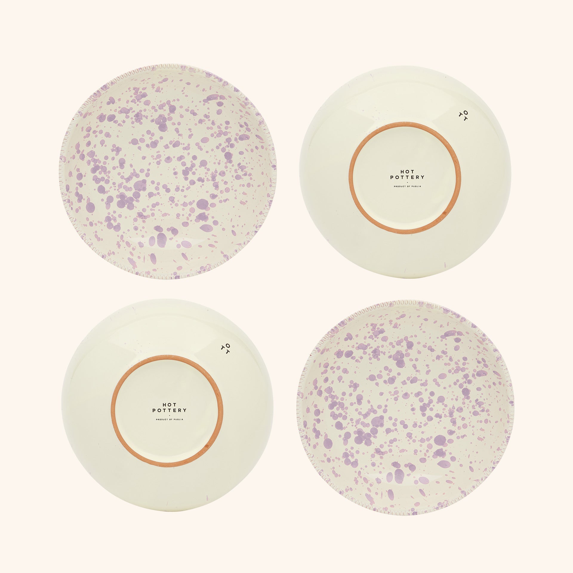 Lilac Pasta Bowl - 4 Pieces