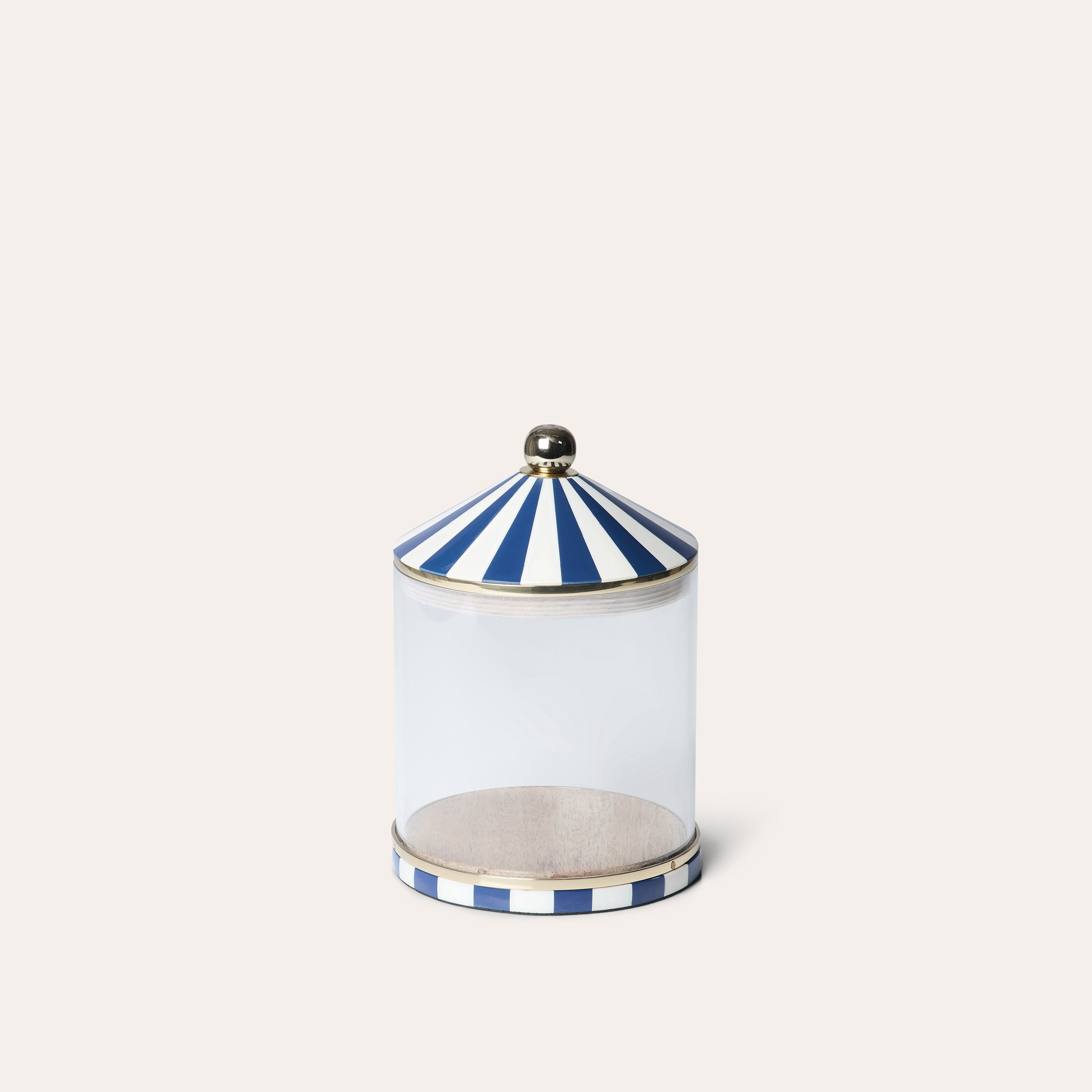 Circus Storage Jar | Blue and White