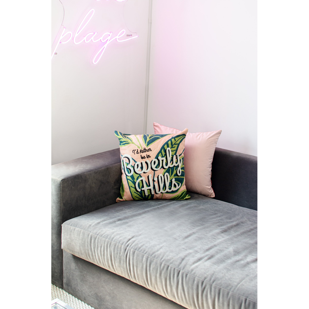 Beverly Hills Needlepoint Pillow