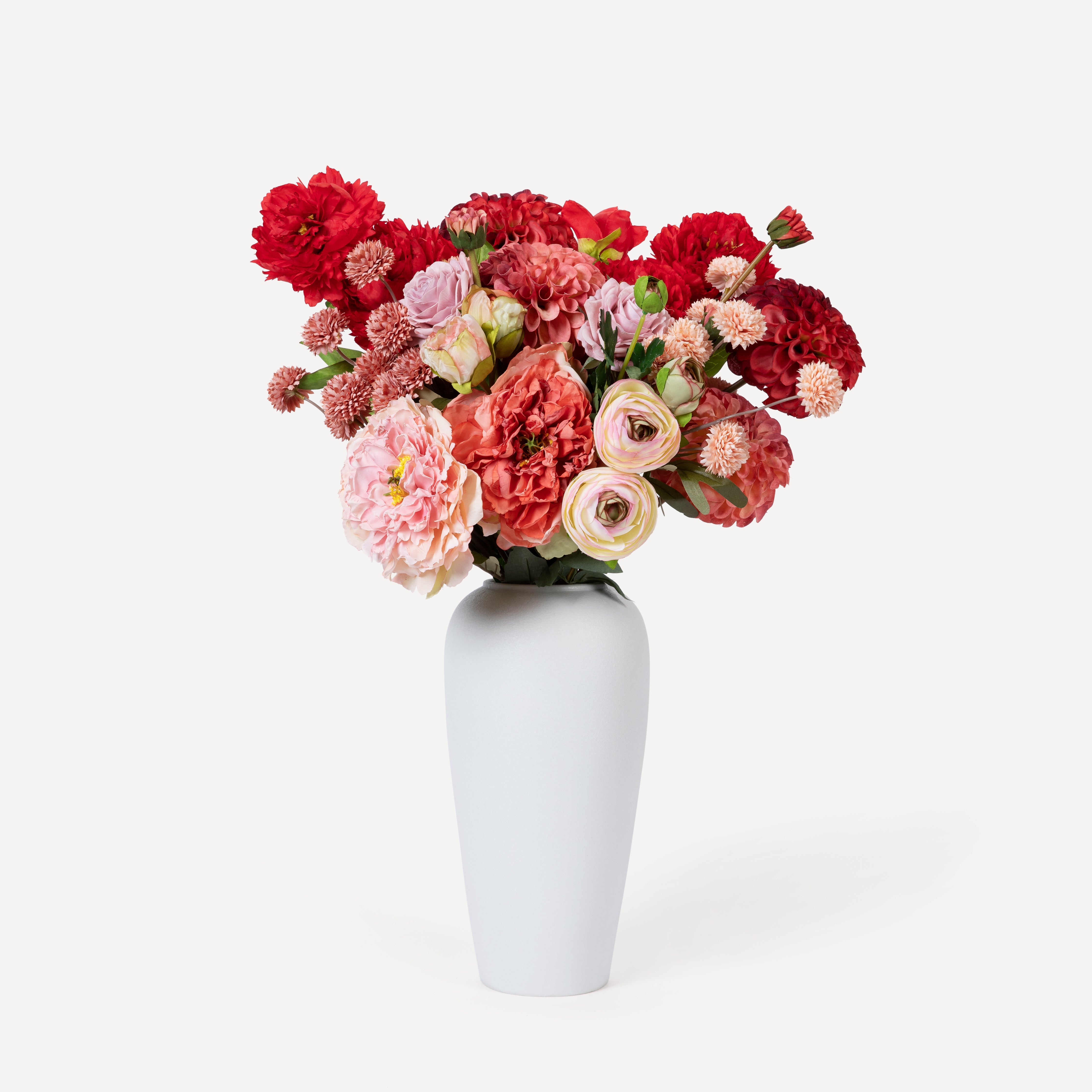 The Forever | Reds & Pinks | Faux Flower Arrangement