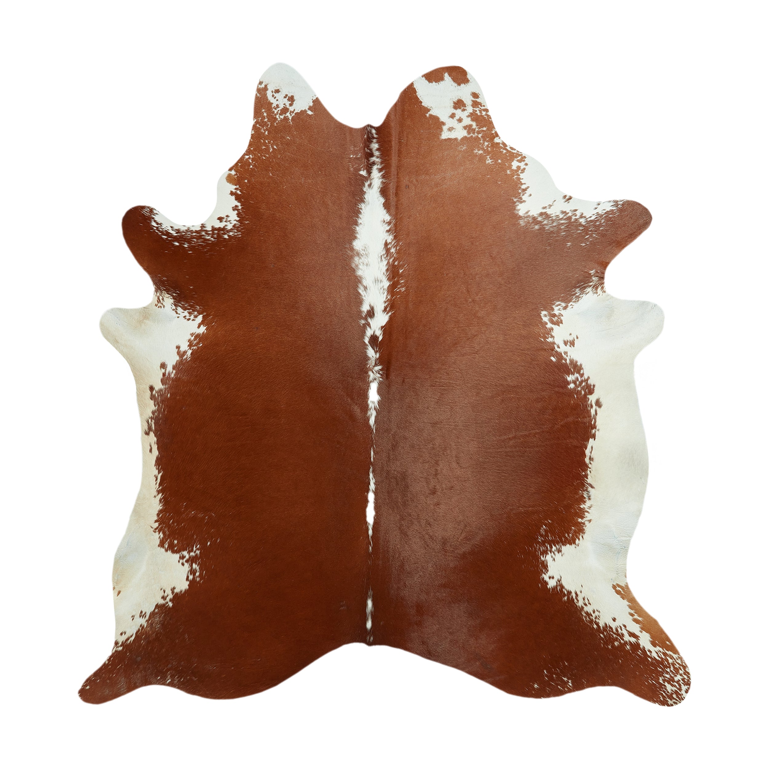 Cowhide Rug - Brown & White (230cm x 190cm)