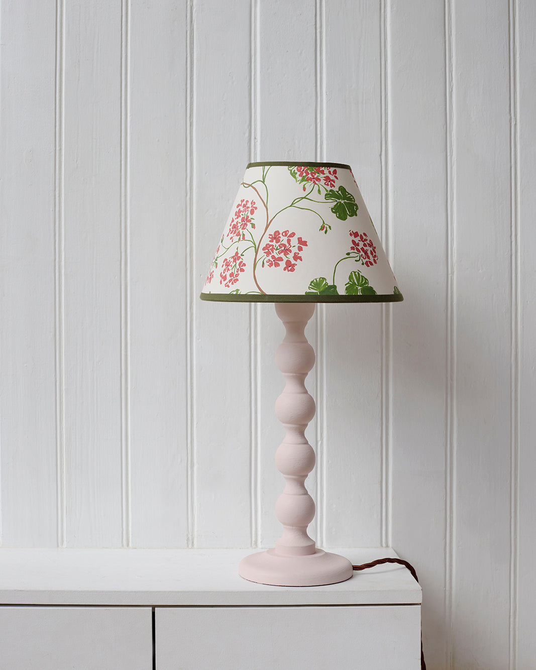 Geraniums Empire Lampshade