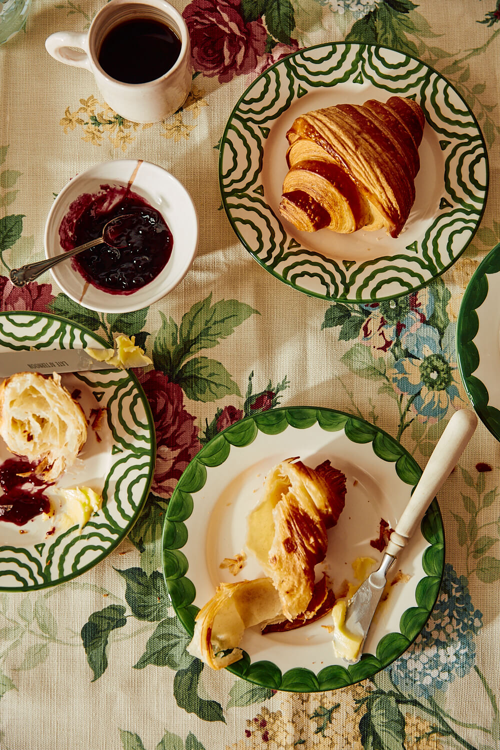 Green Scallop Side Plate