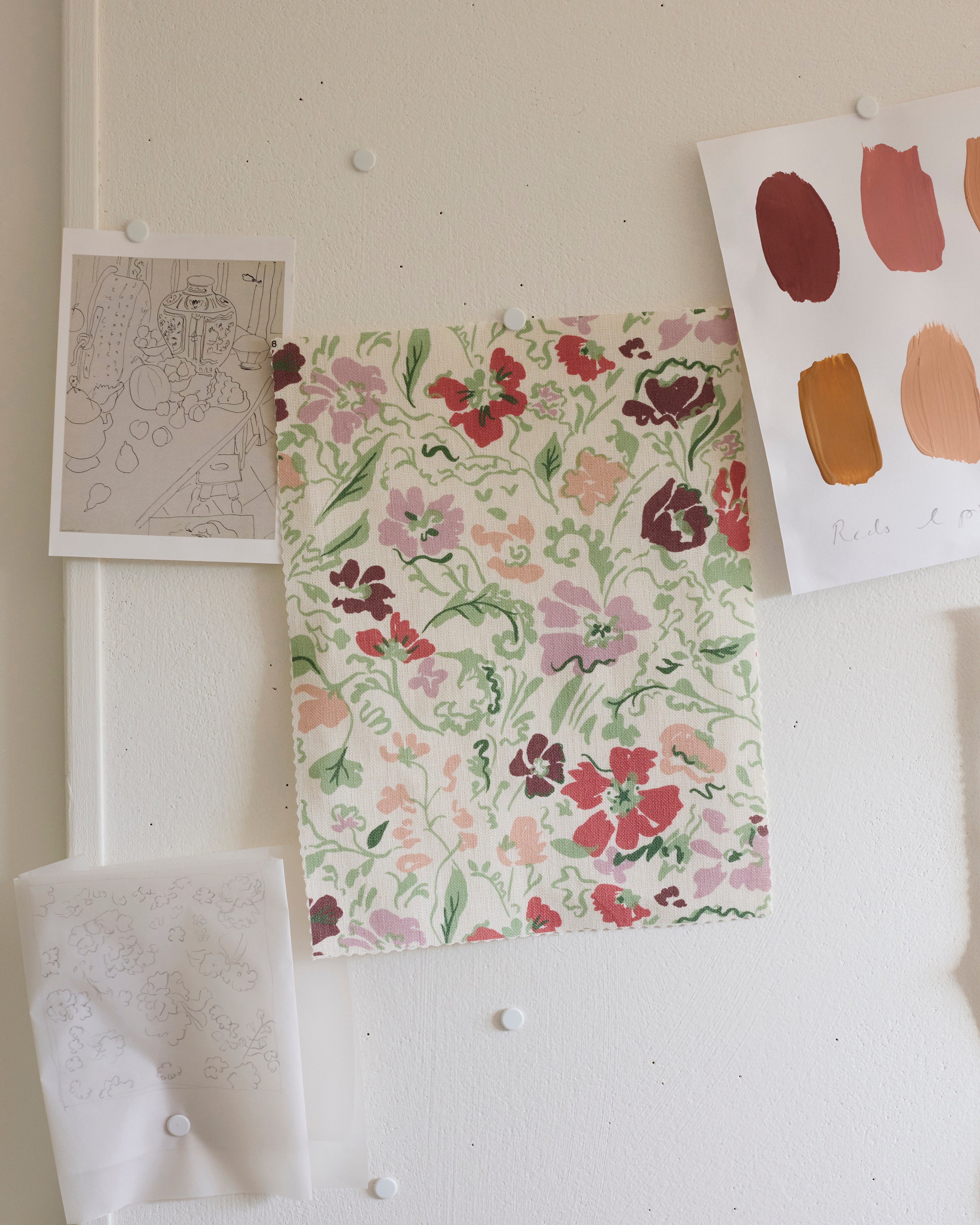 Wandle Wilde Linen Fabric | Fire