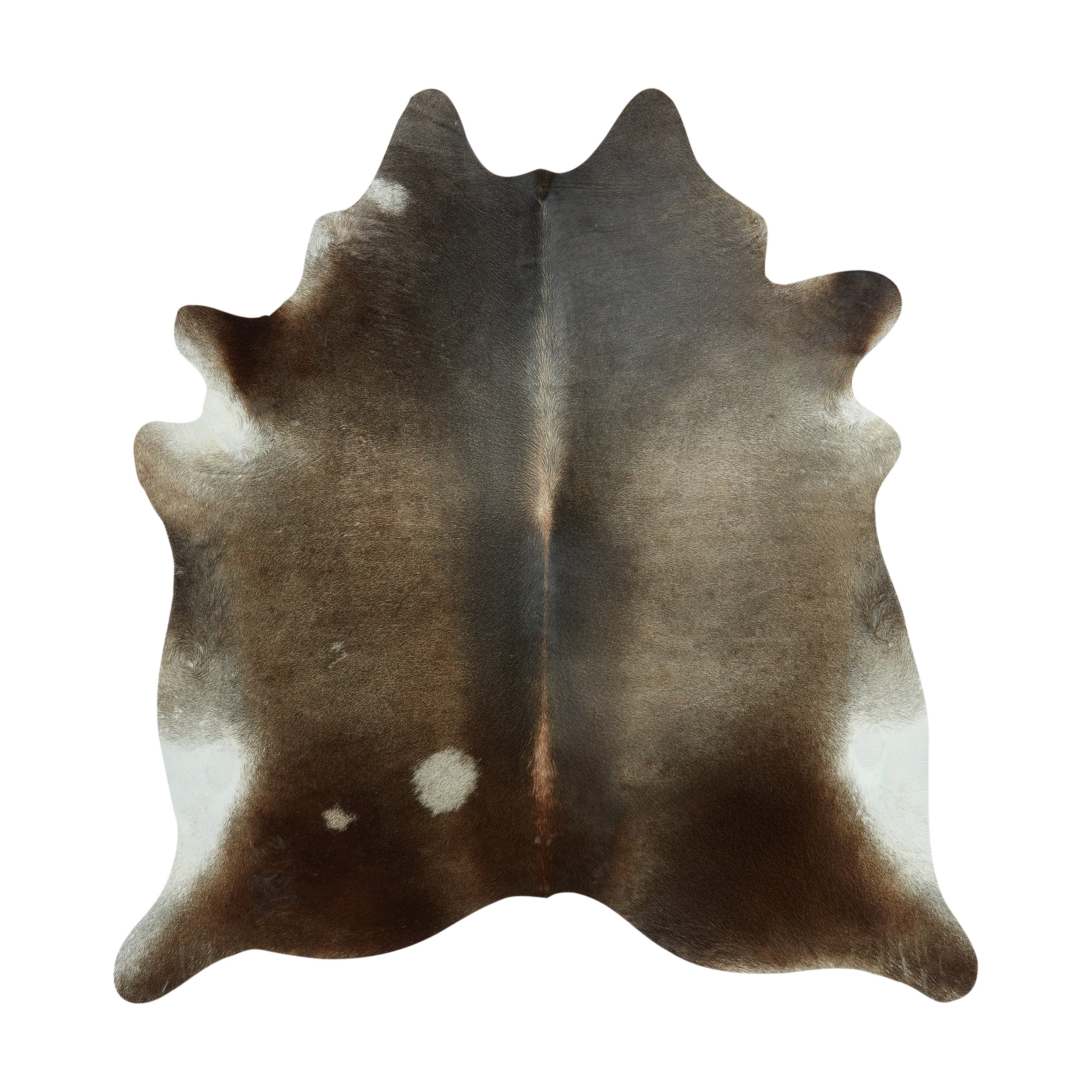 Cowhide Rug - Brown & White (230cm x 200cm)