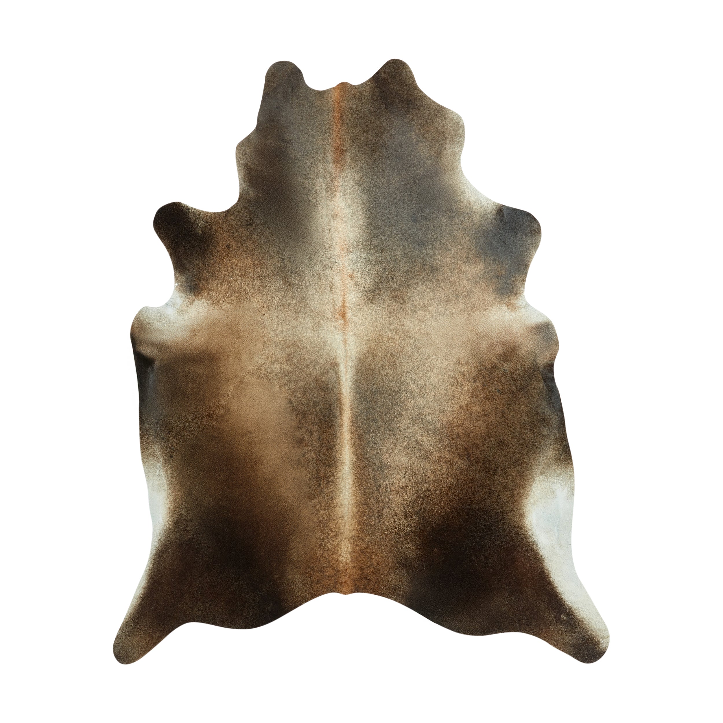 Cowhide Rug - Brown & White (250cm x 190cm)