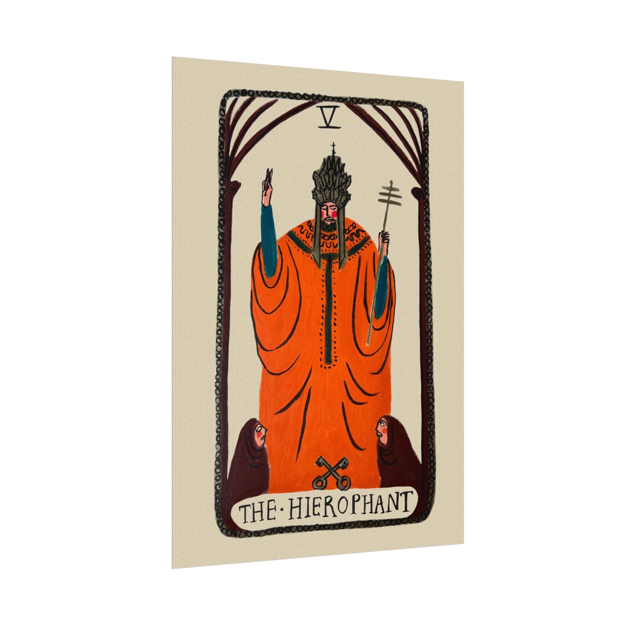 The Hierophant Tarot Print