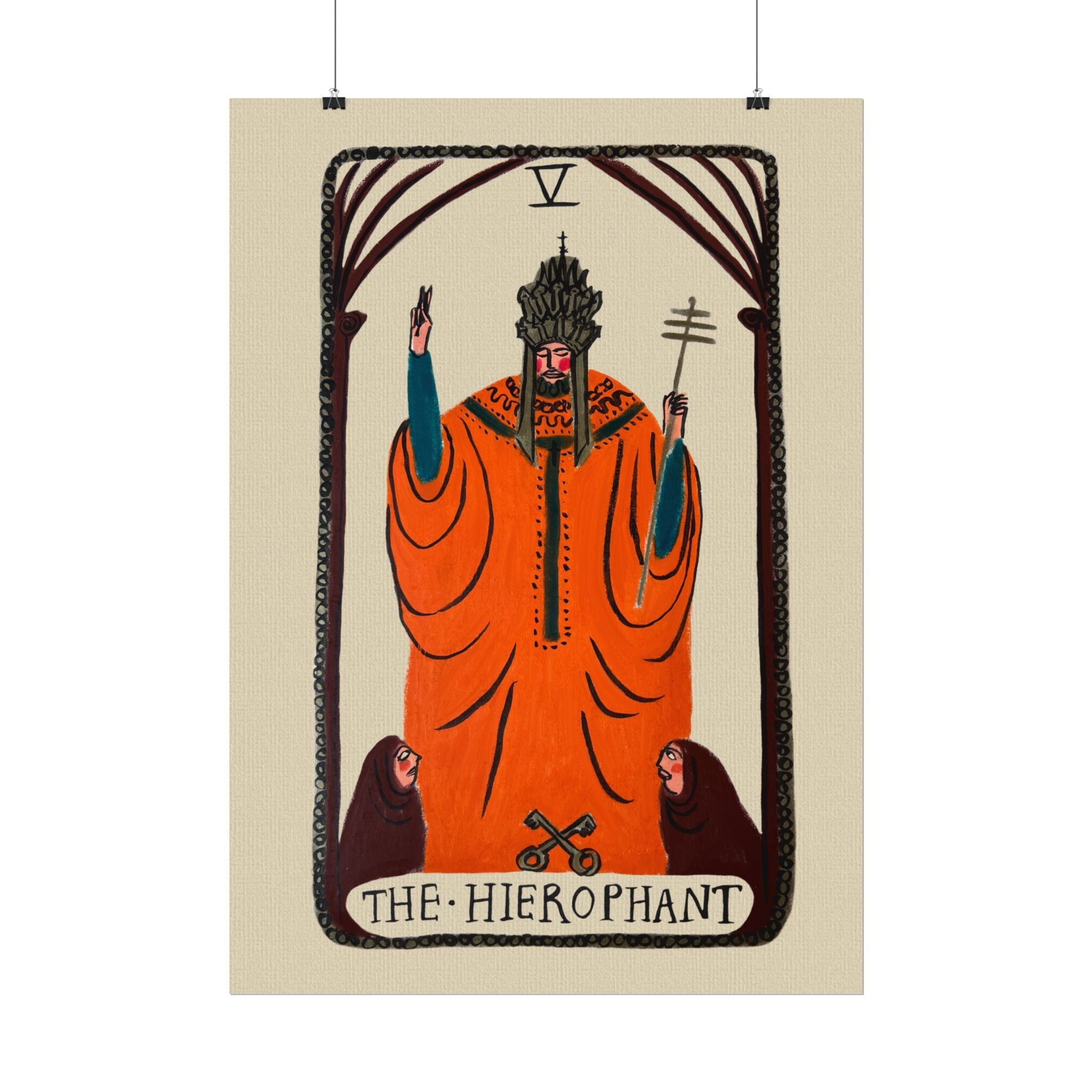 The Hierophant Tarot Print