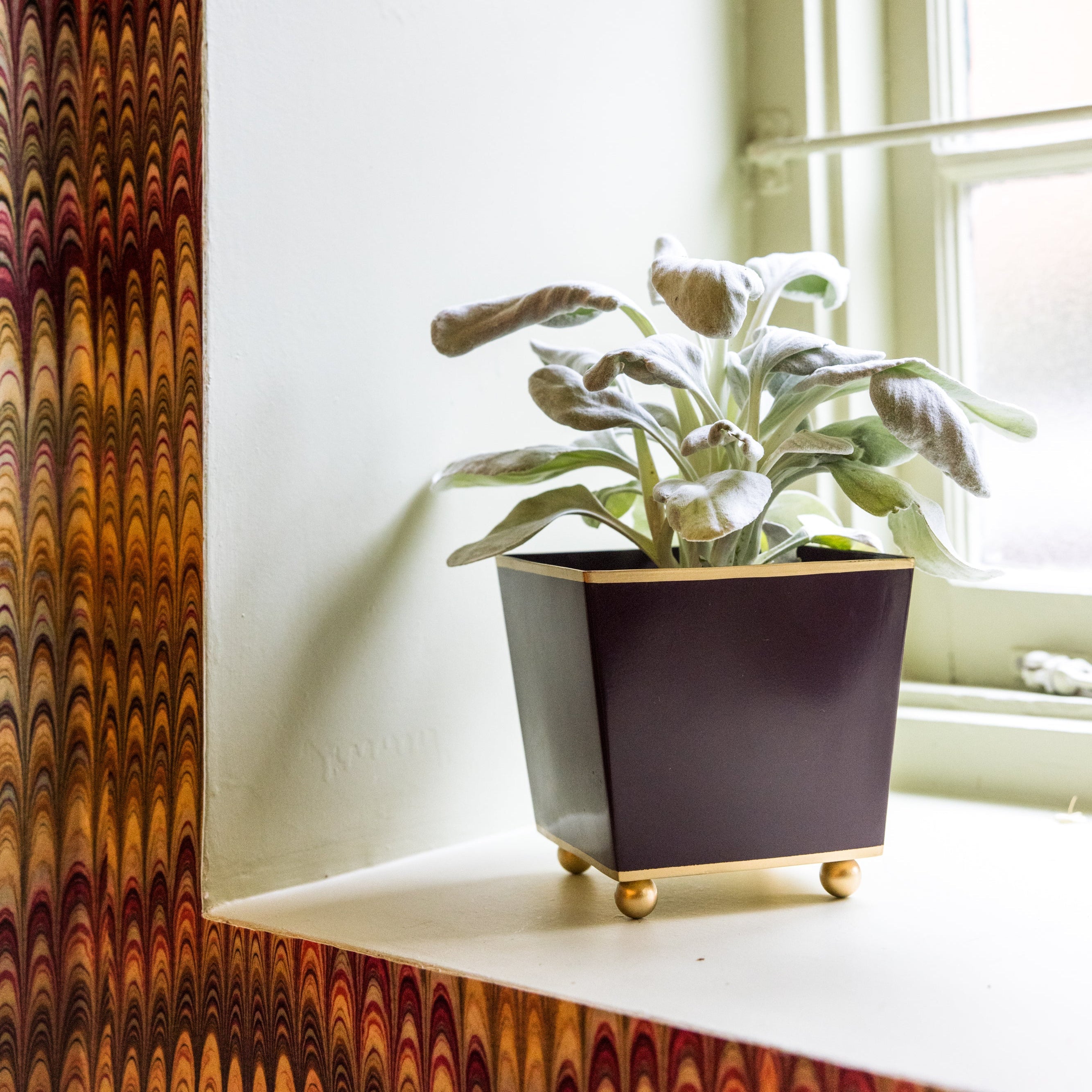 Square Planter | Small | Aubergine