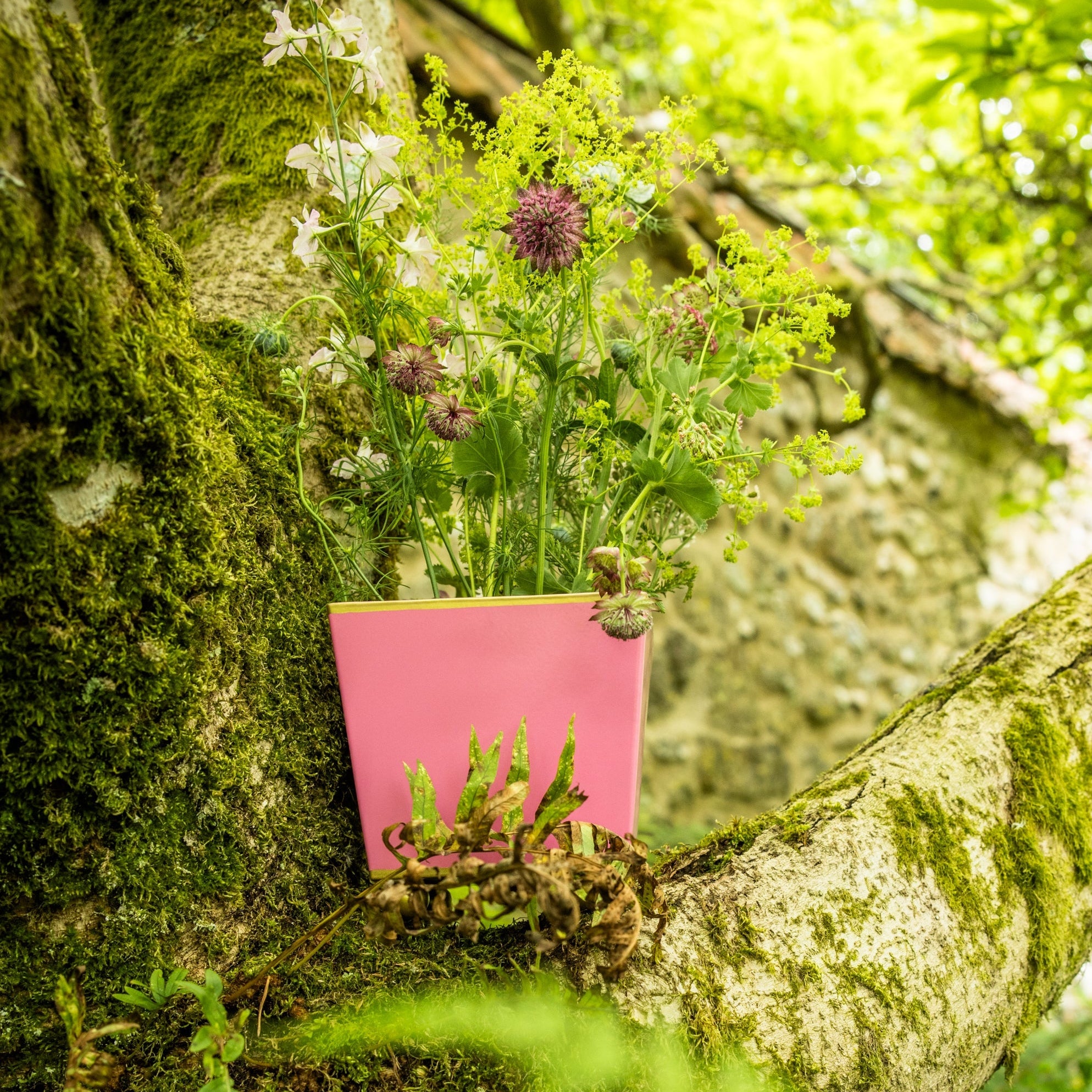 Square Planter | Small | Candy Pink